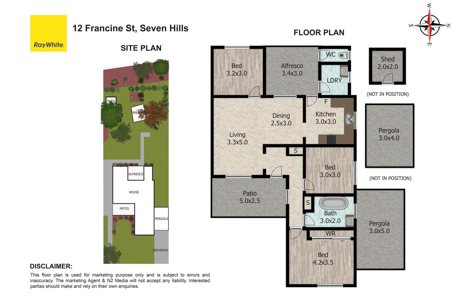 Floorplan of Homely house listing, 12 Francine Street, Seven Hills NSW 2147