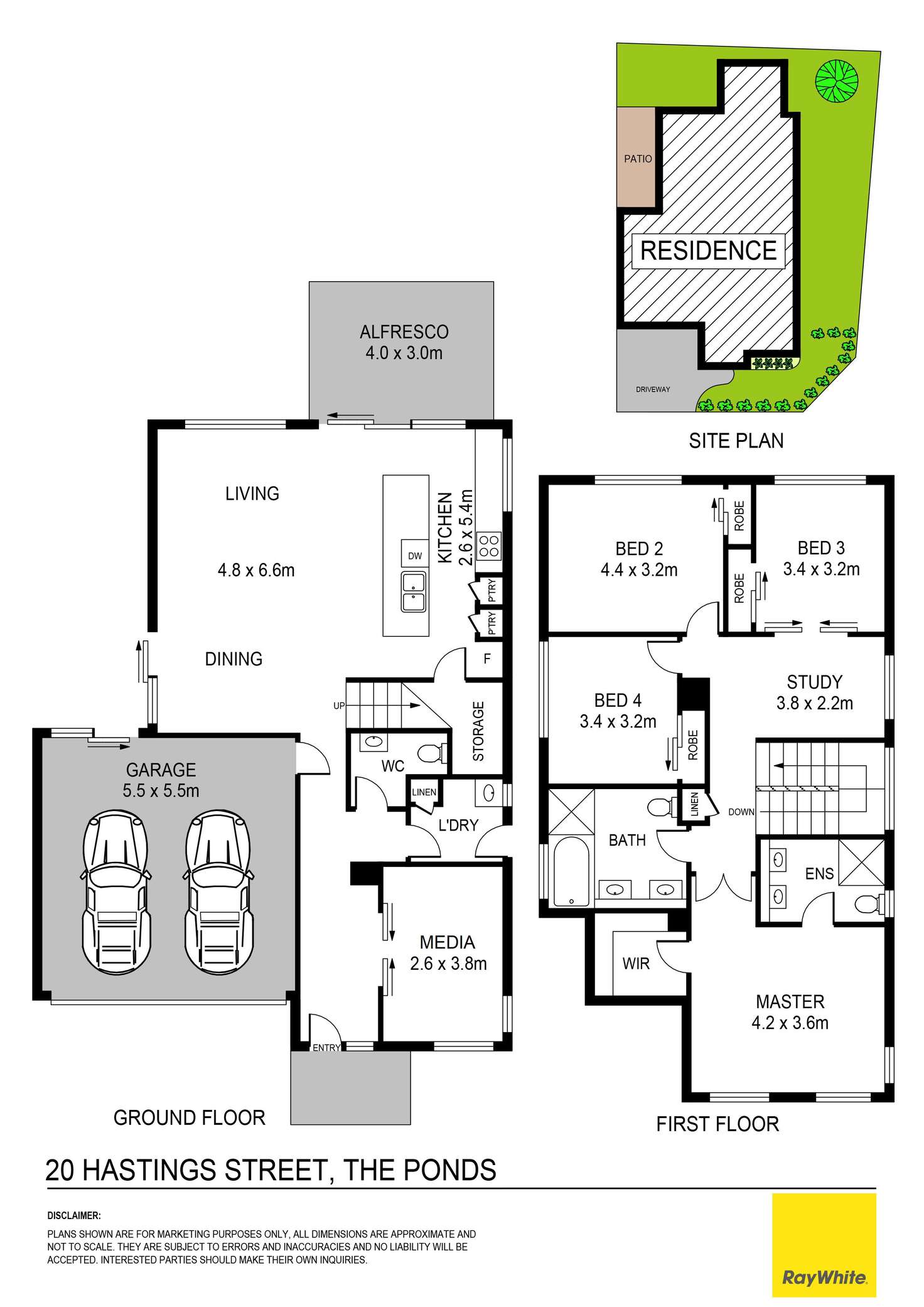 Floorplan of Homely house listing, 20 Hastings Street, The Ponds NSW 2769