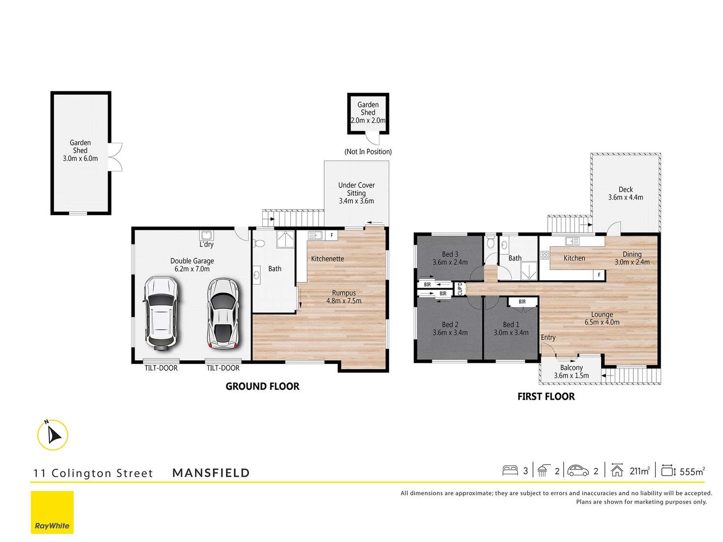 Floorplan of Homely house listing, 11 Colington Street, Mansfield QLD 4122