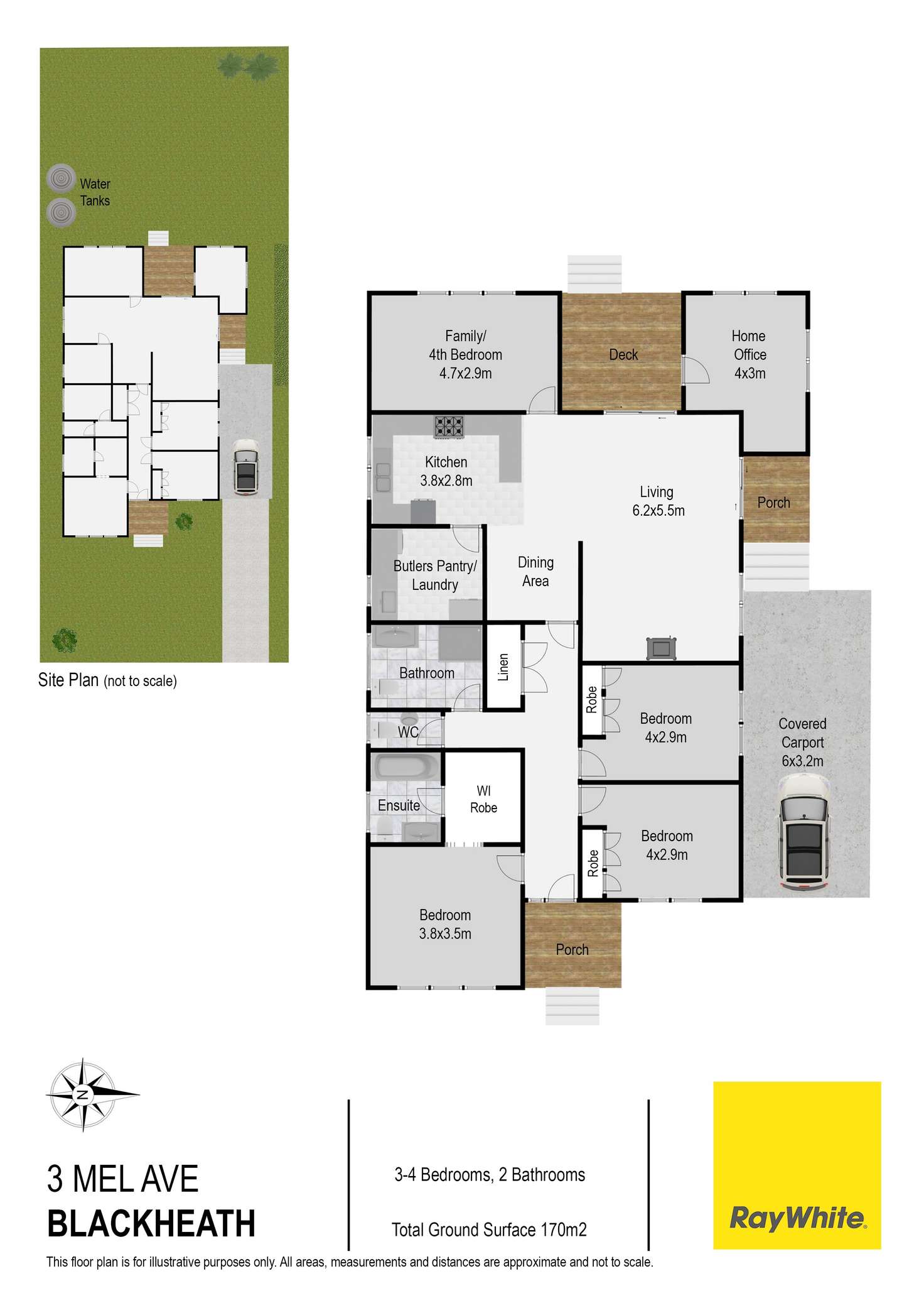 Floorplan of Homely house listing, 3 Mel Avenue, Blackheath NSW 2785