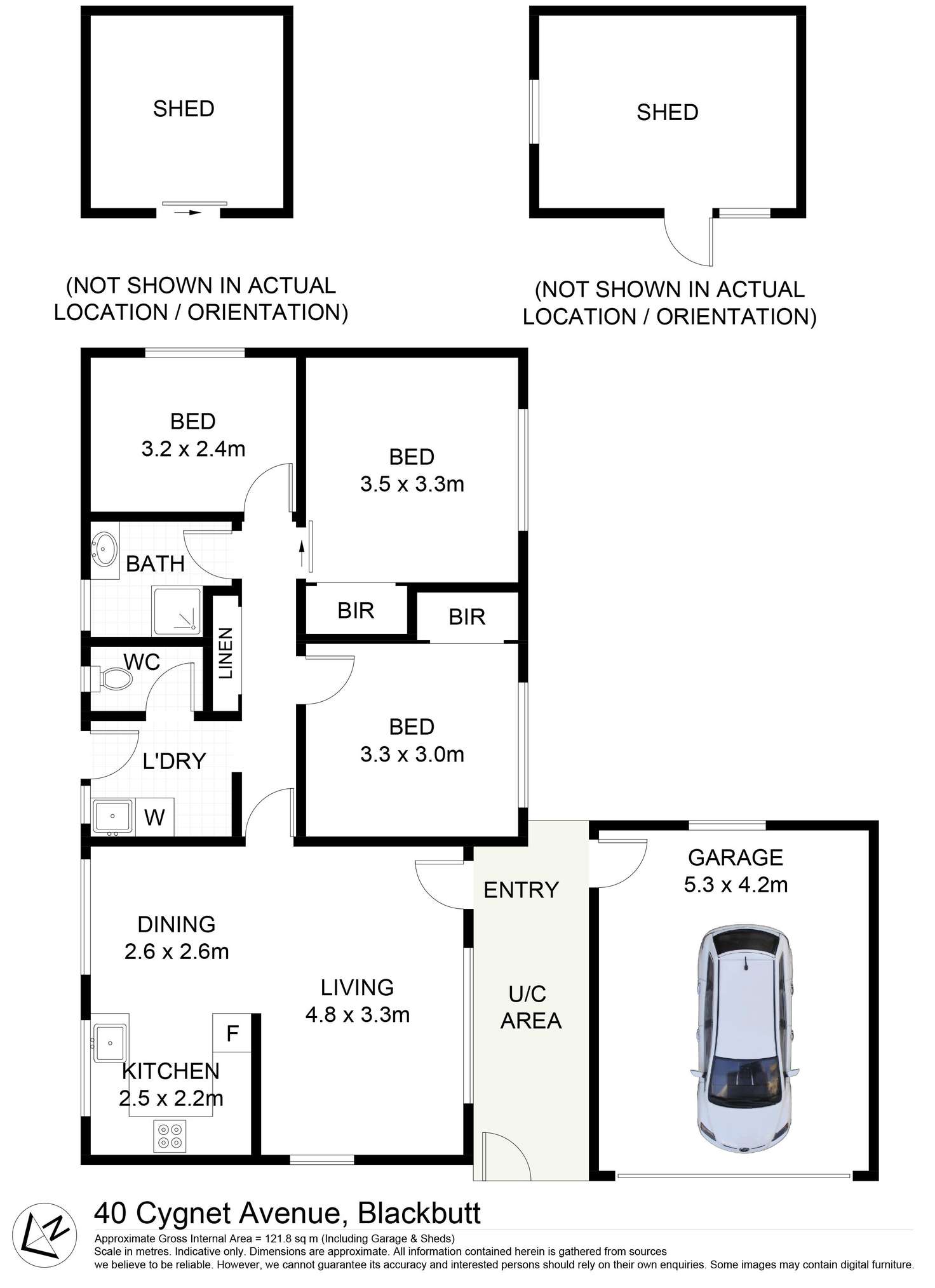 Floorplan of Homely house listing, 40 Cygnet Avenue, Blackbutt NSW 2529