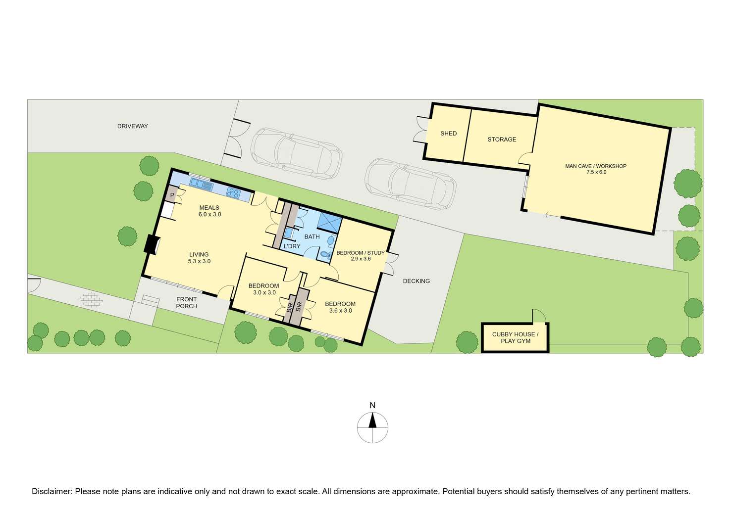 Floorplan of Homely house listing, 4 Major Road, Fawkner VIC 3060