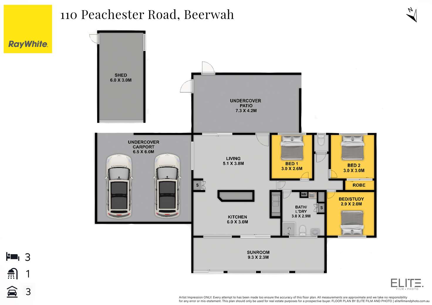 Floorplan of Homely house listing, 110 Peachester Road, Beerwah QLD 4519