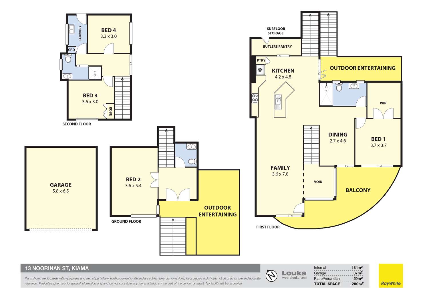 Floorplan of Homely house listing, 13 Noorinan Street, Kiama NSW 2533