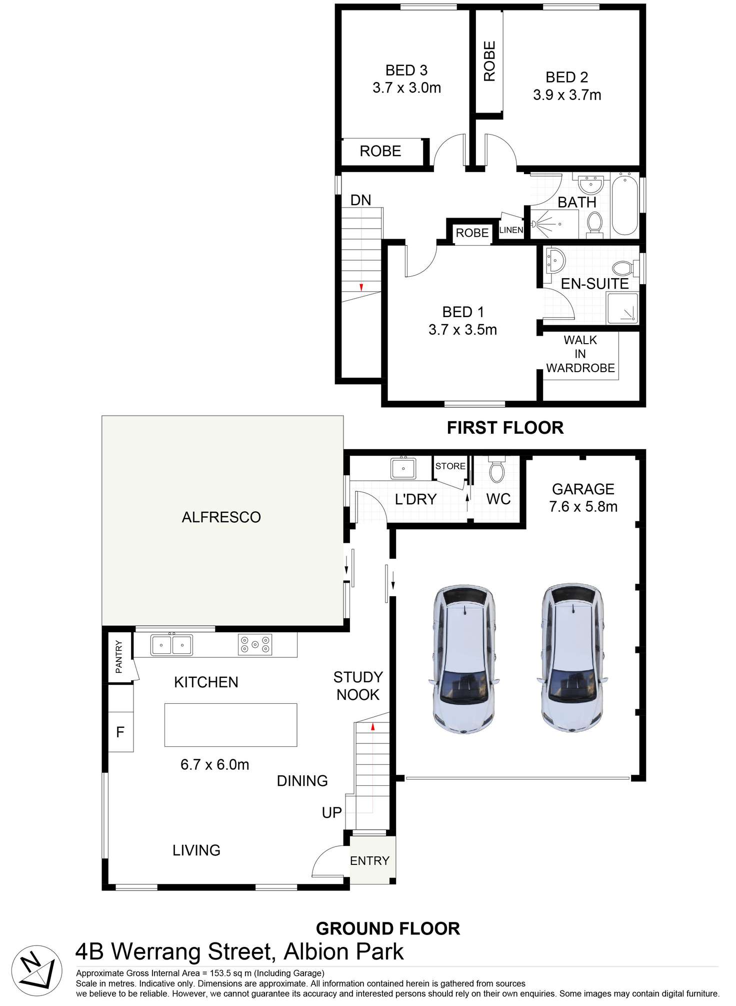 Floorplan of Homely house listing, 4B Werrang Street, Albion Park Rail NSW 2527