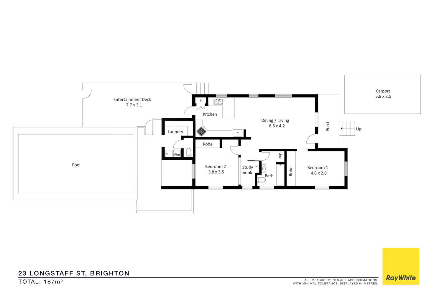 Floorplan of Homely house listing, 23 Longstaff Street, Brighton QLD 4017