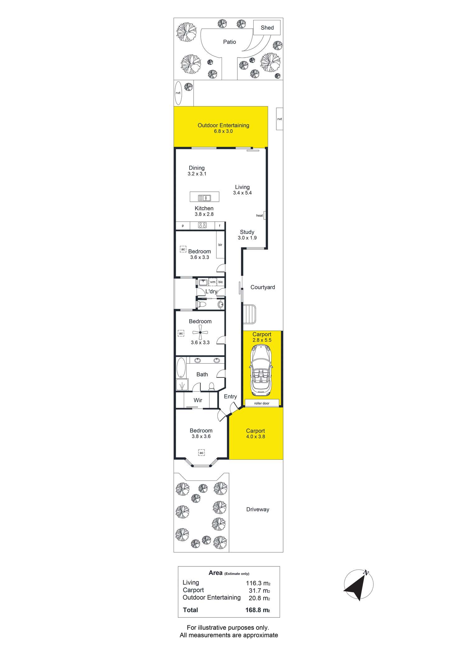 Floorplan of Homely house listing, 14 Ralph Avenue, West Croydon SA 5008