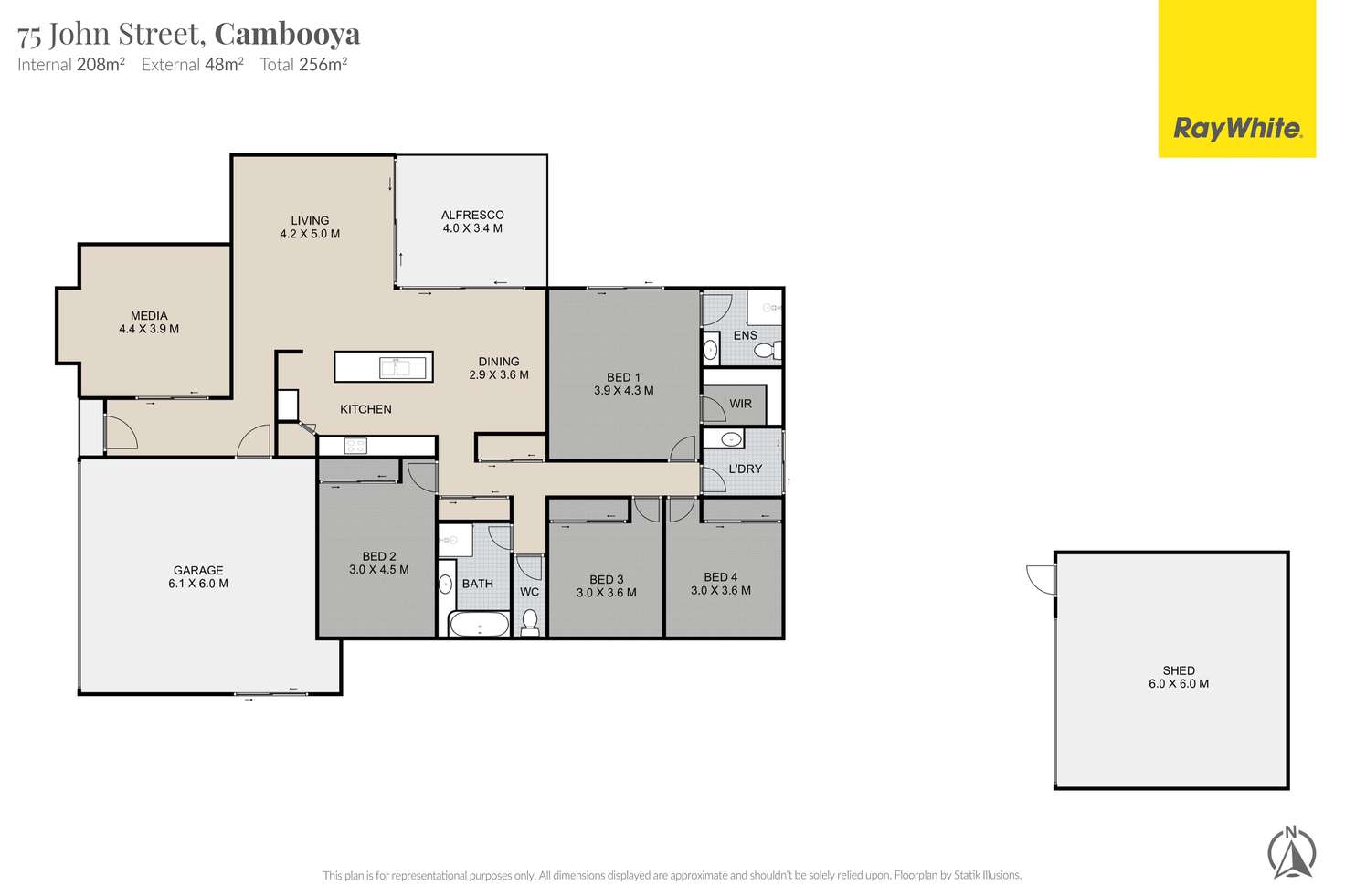 Floorplan of Homely house listing, 75 John Street, Cambooya QLD 4358