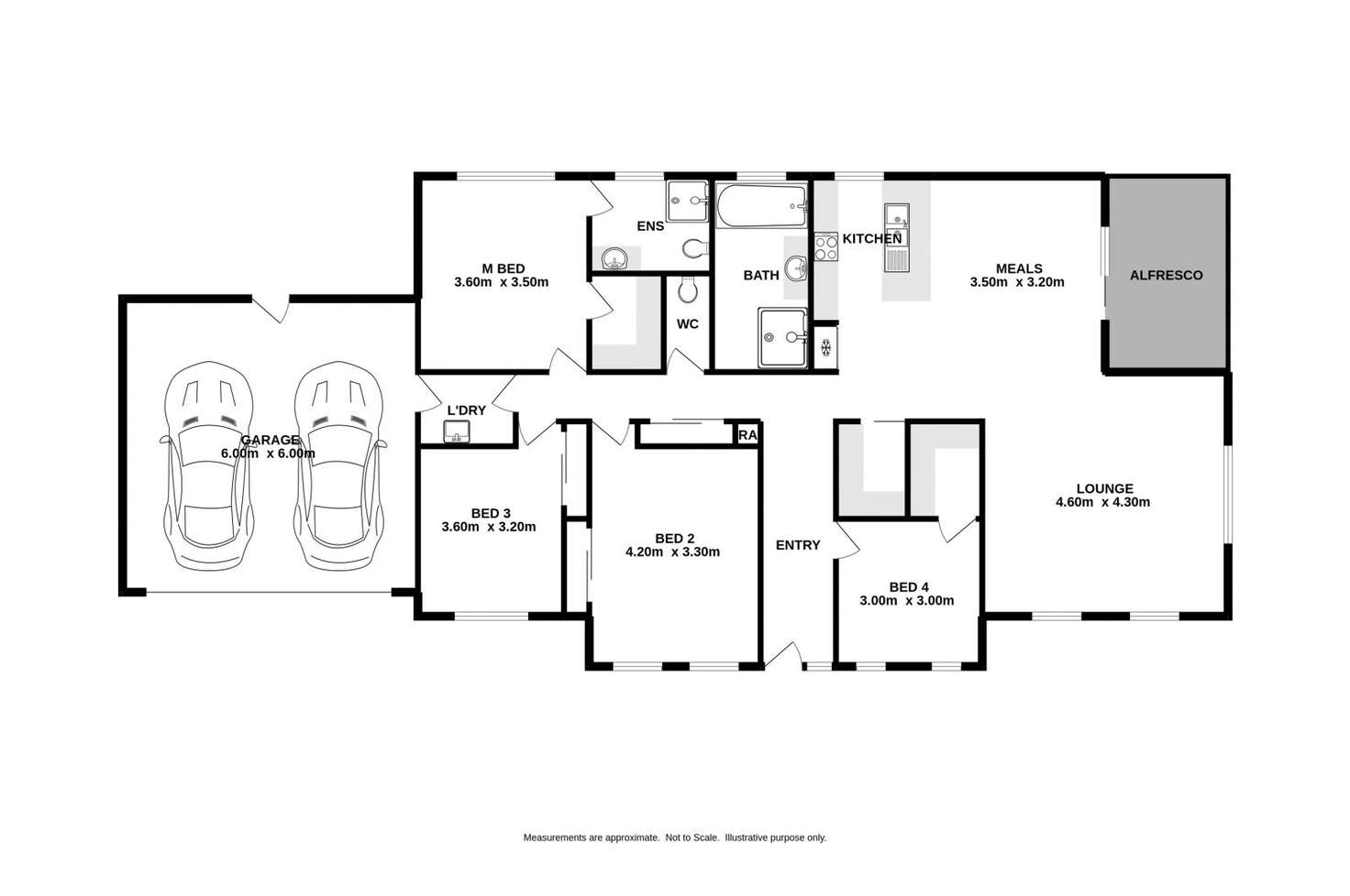 Floorplan of Homely house listing, 1/47 Hanrahan Street, Hamilton Valley NSW 2641