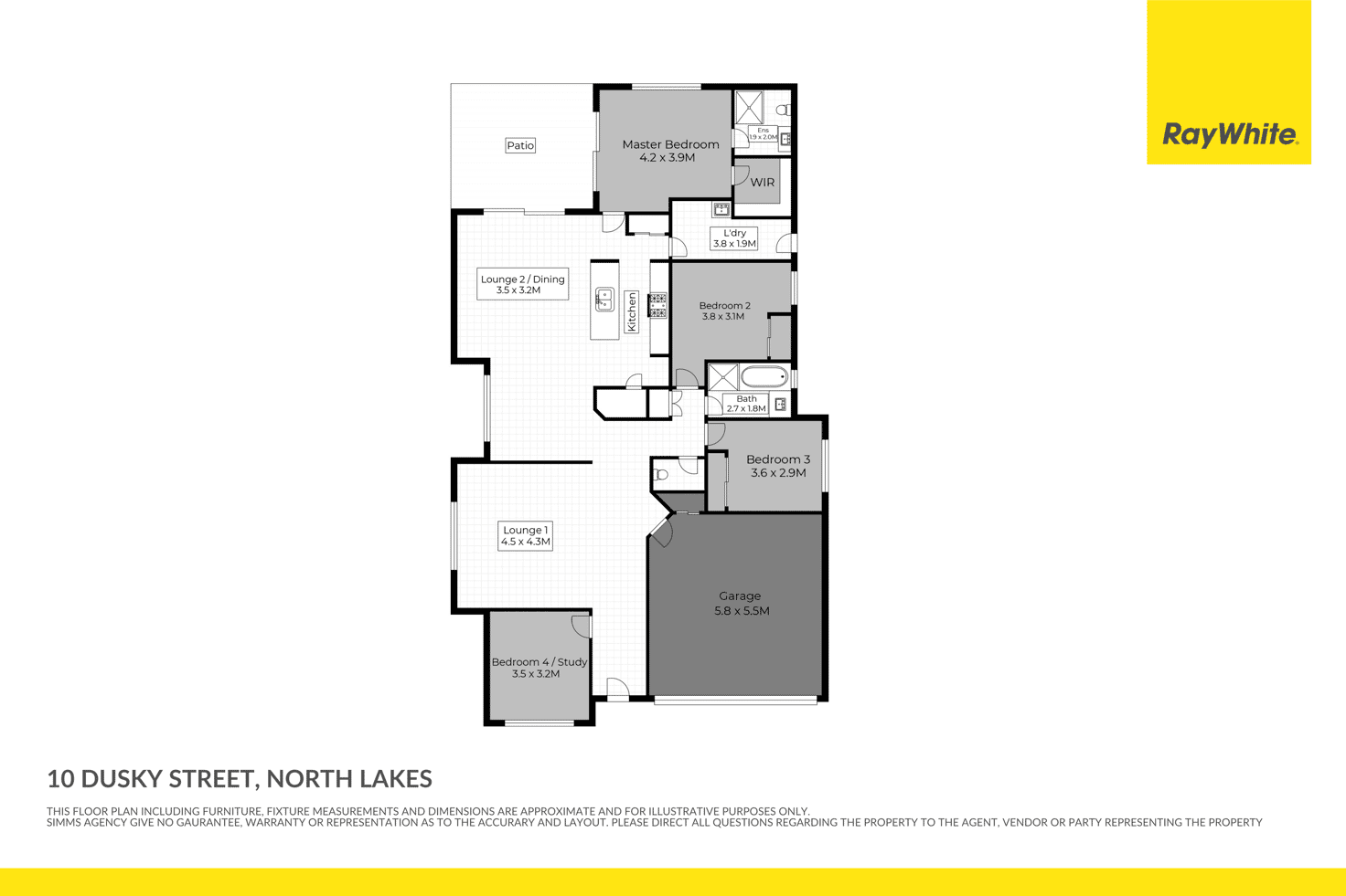 Floorplan of Homely house listing, 10 Dusky Street, North Lakes QLD 4509
