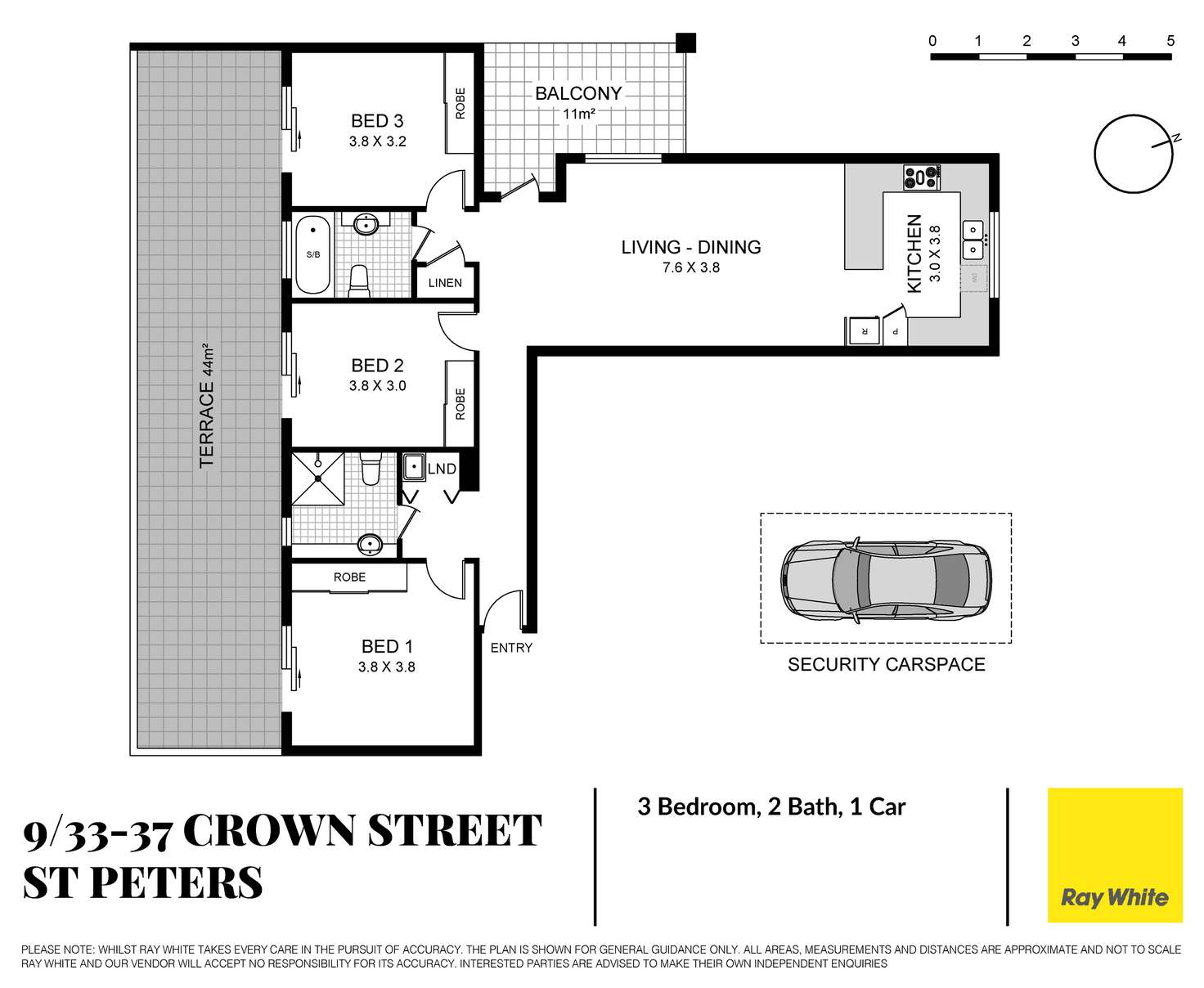 Floorplan of Homely apartment listing, 9/33-37 Crown Street, St Peters NSW 2044