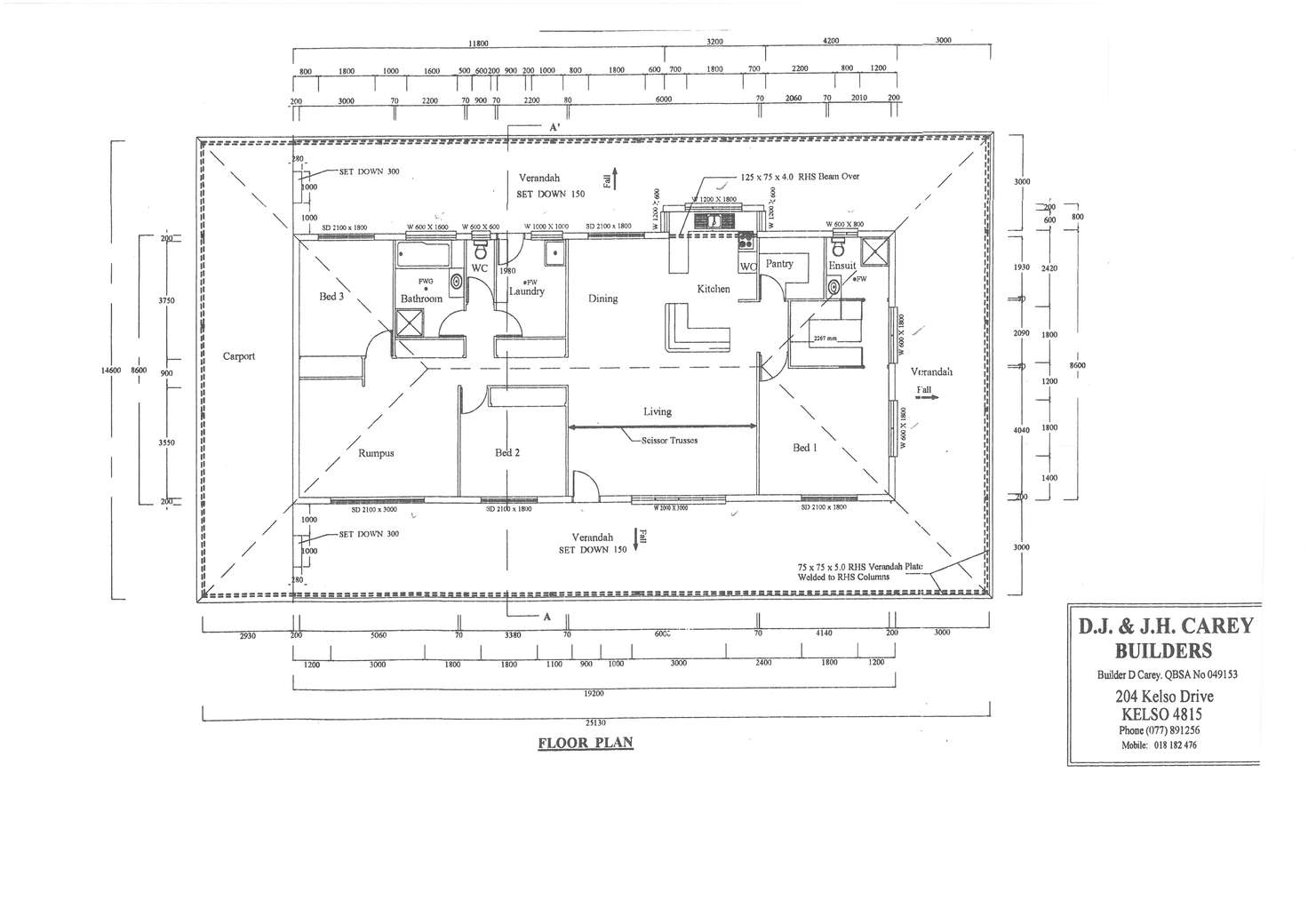 Floorplan of Homely house listing, 11 Baystone Court, Kelso QLD 4815