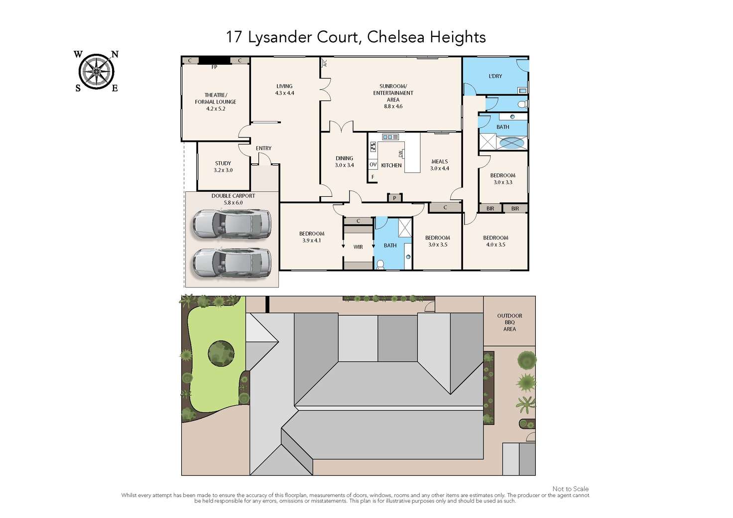 Floorplan of Homely house listing, 17 Lysander Court, Chelsea Heights VIC 3196