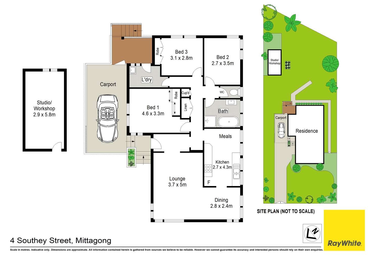 Floorplan of Homely house listing, 4 Southey Street, Mittagong NSW 2575