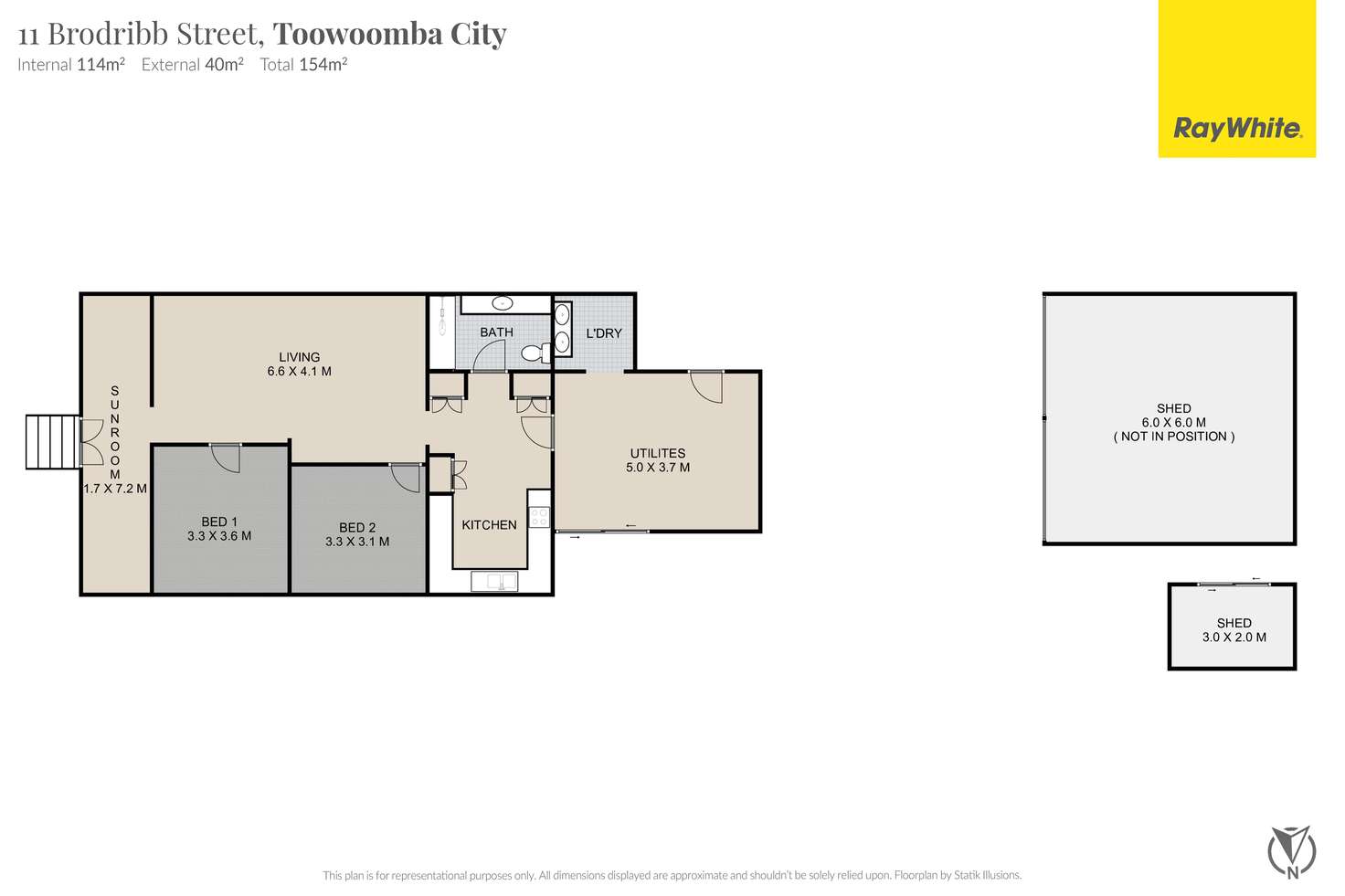 Floorplan of Homely house listing, 11 Brodribb Street, Toowoomba QLD 4350