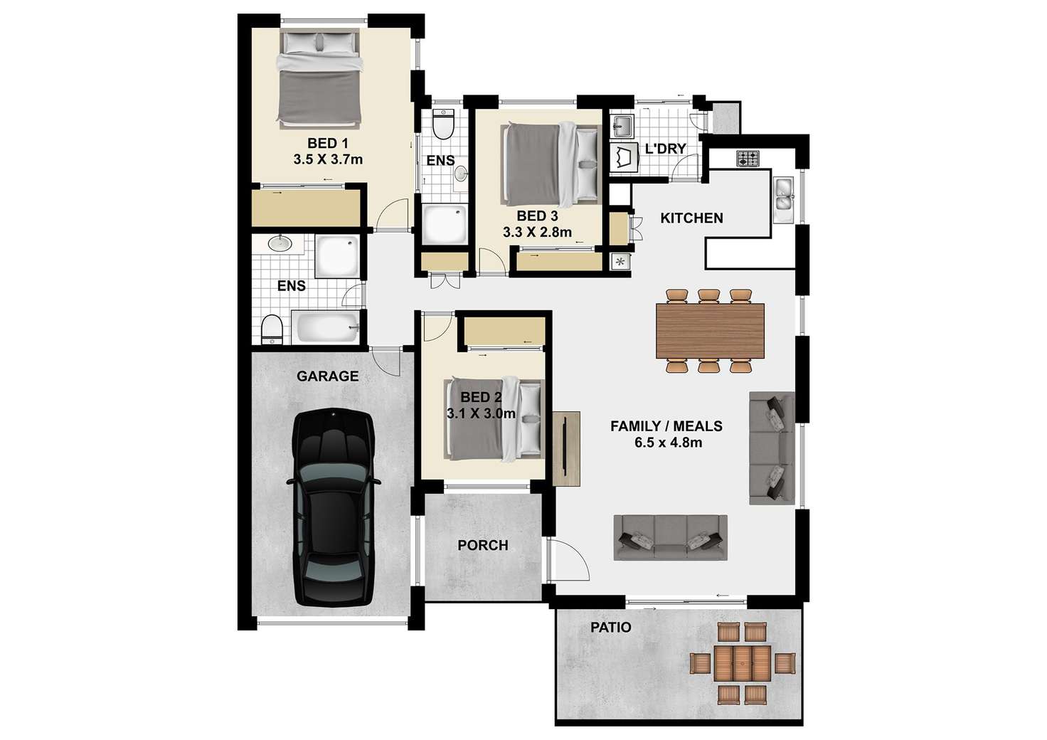 Floorplan of Homely house listing, 4/150-166 Rosehill Drive, Burpengary QLD 4505