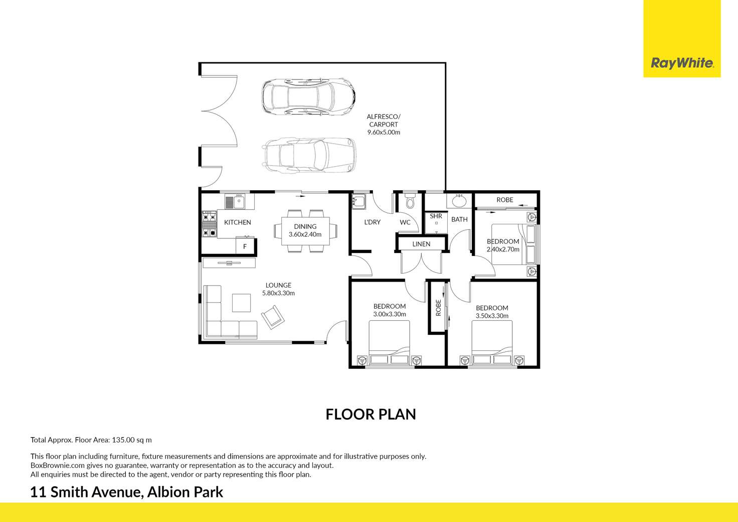 Floorplan of Homely house listing, 11 Smith Avenue, Albion Park NSW 2527