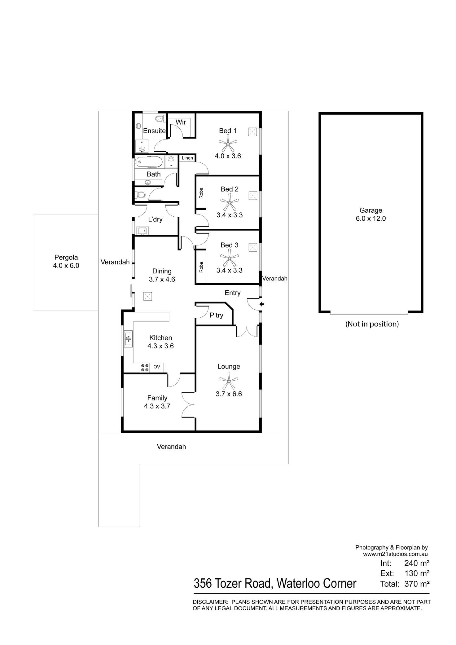 Floorplan of Homely house listing, 356 Tozer Road, Buckland Park SA 5120