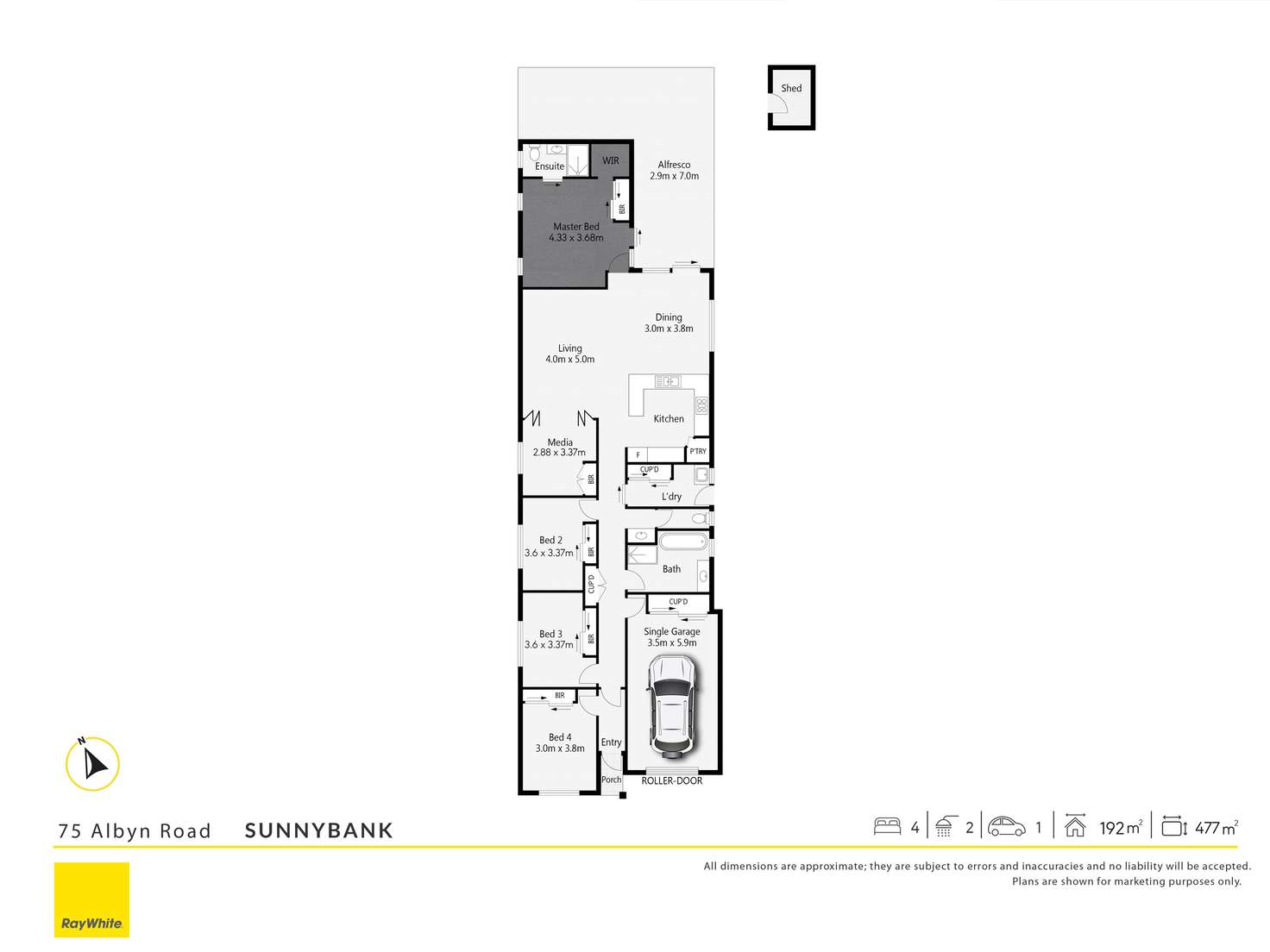 Floorplan of Homely house listing, 75 Albyn Road, Sunnybank QLD 4109