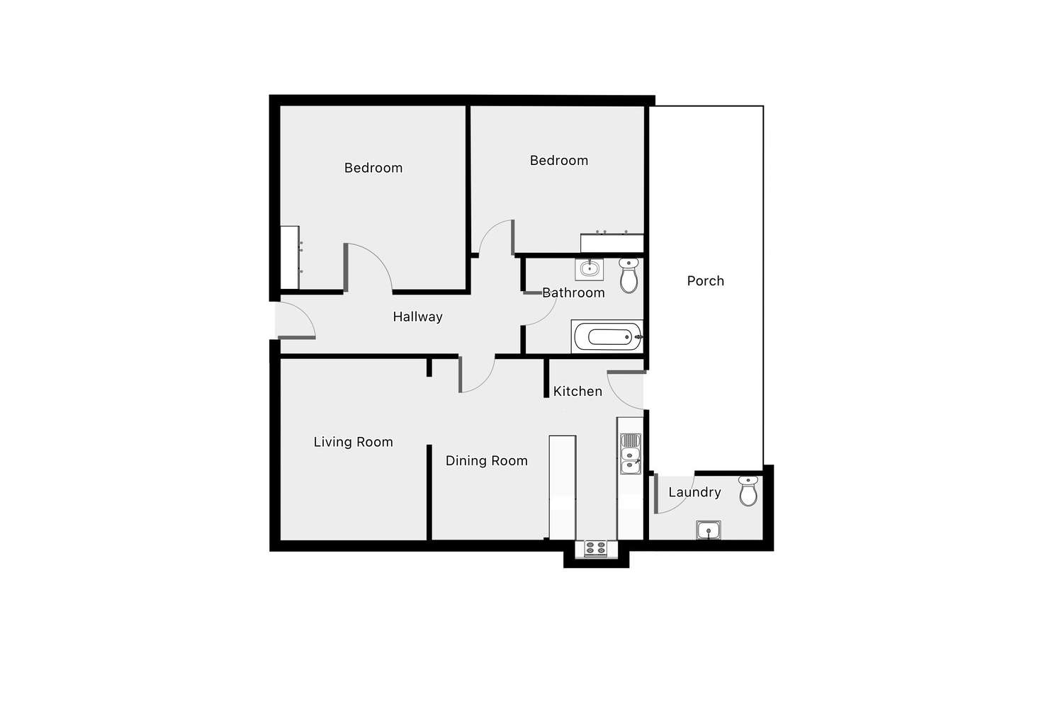 Floorplan of Homely house listing, 1/13 Desroy Avenue, Mildura VIC 3500