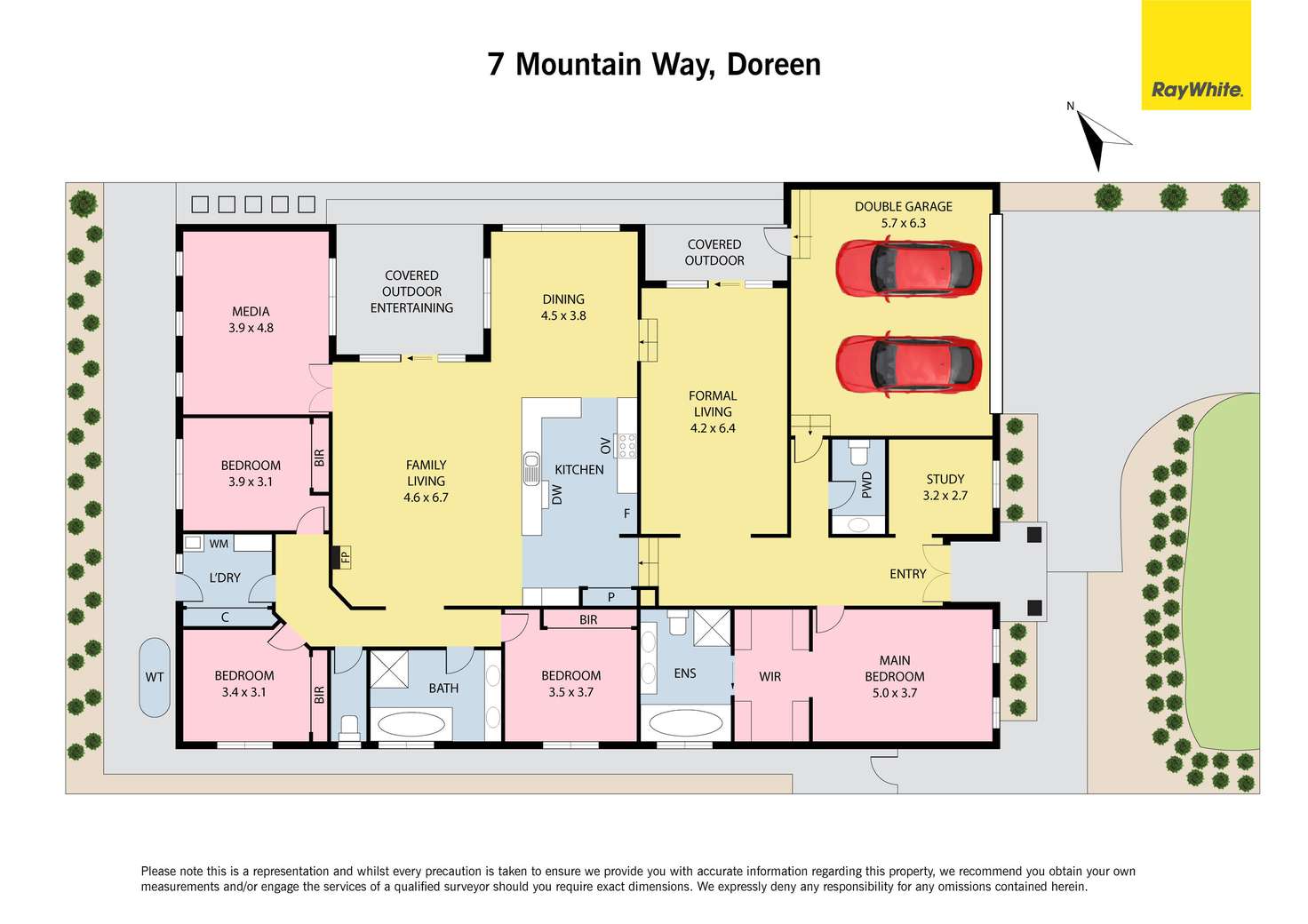 Floorplan of Homely house listing, 7 Mountain Way, Doreen VIC 3754