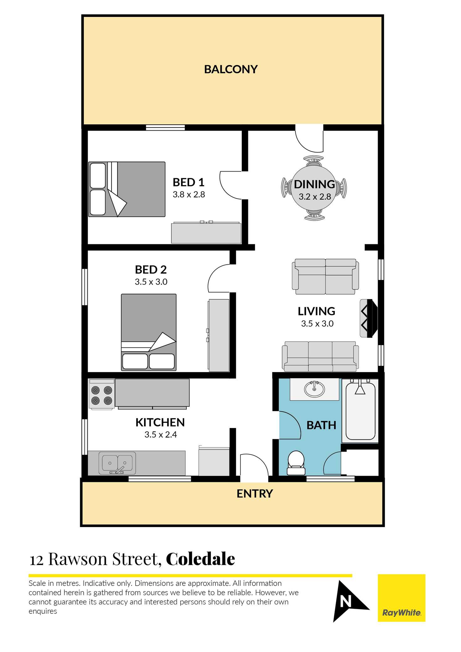 Floorplan of Homely house listing, 12 Rawson Street, Coledale NSW 2515