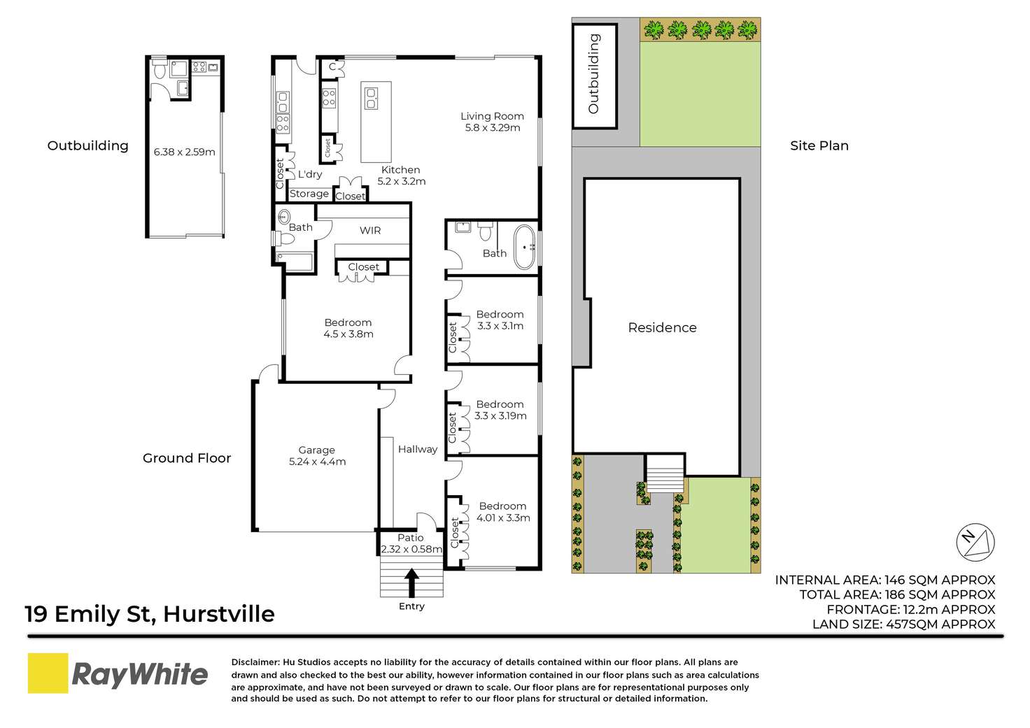 Floorplan of Homely house listing, 19 Emily Street, Hurstville NSW 2220