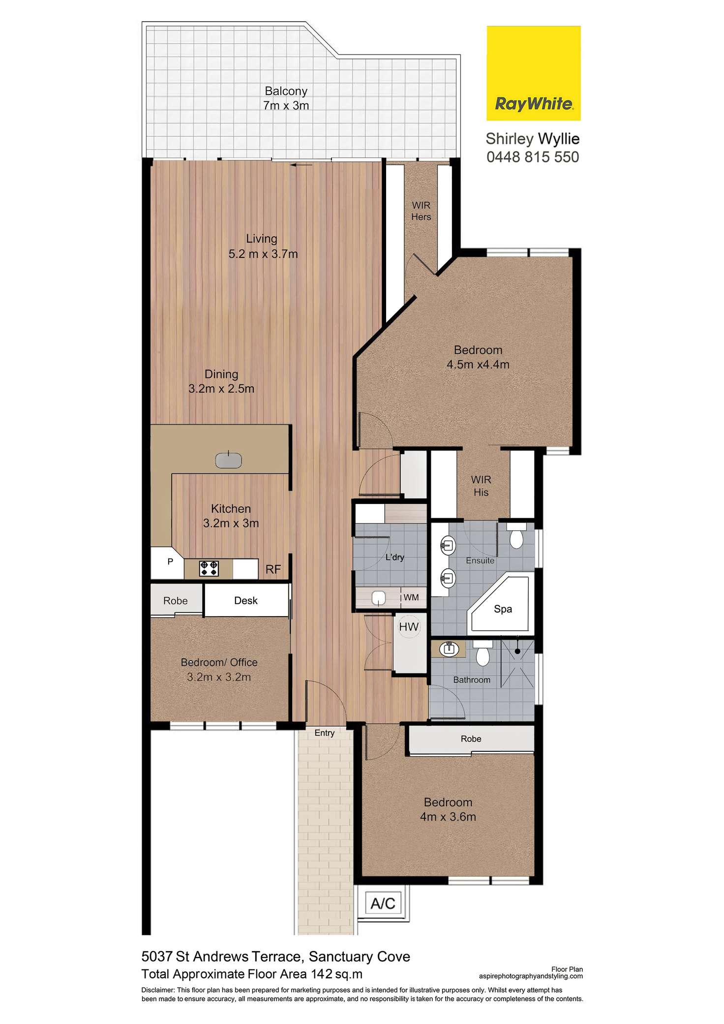 Floorplan of Homely apartment listing, 5037 St Andrews Terrace, Sanctuary Cove QLD 4212