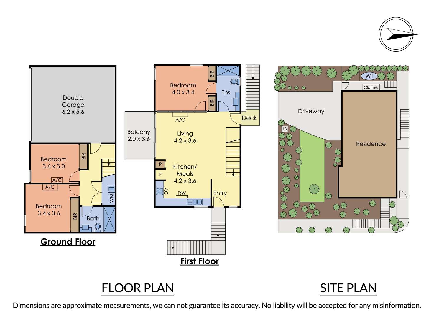 Floorplan of Homely house listing, 6 Wildwood Grove, Ringwood VIC 3134
