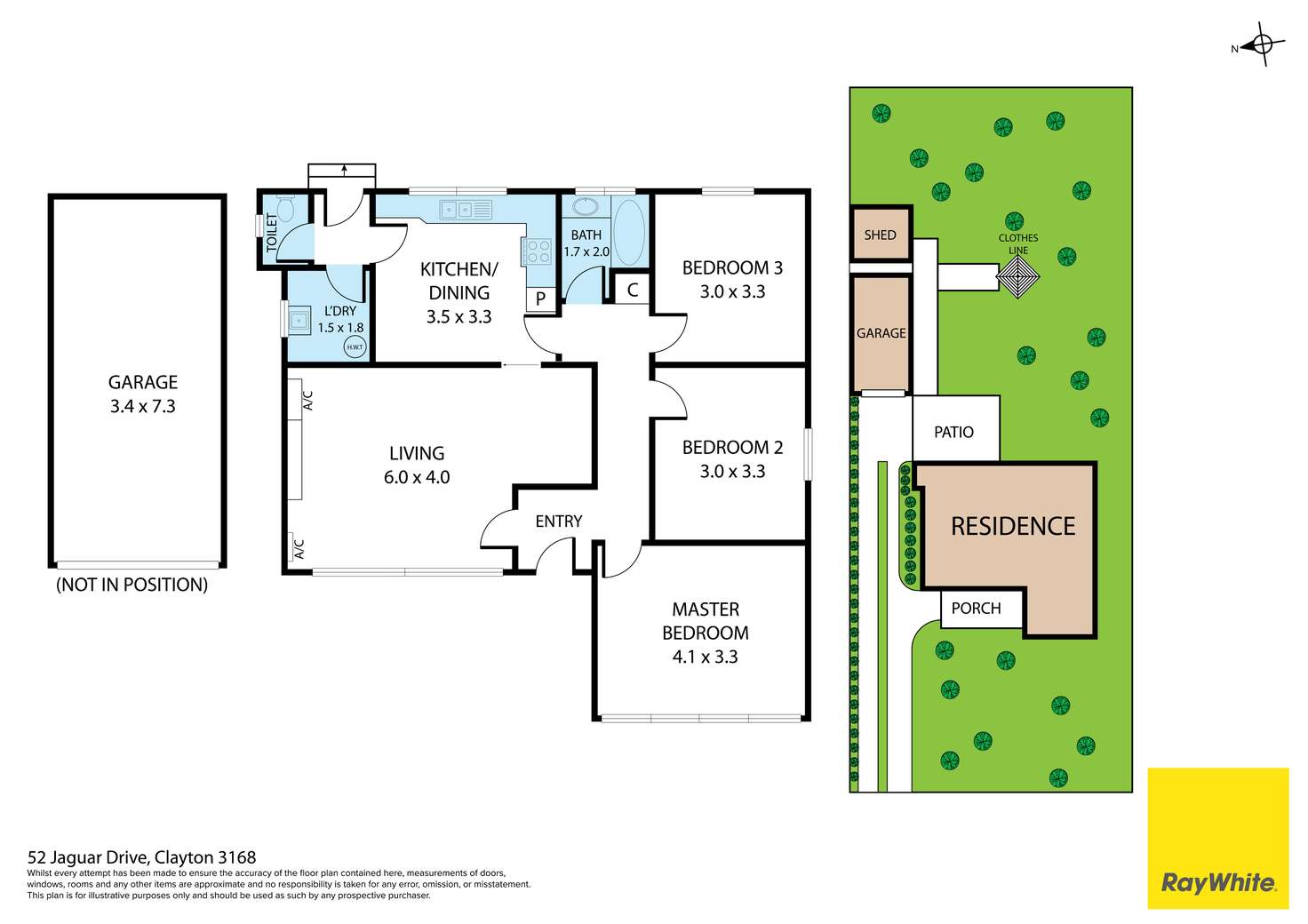 Floorplan of Homely house listing, 52 Jaguar Drive, Clayton VIC 3168