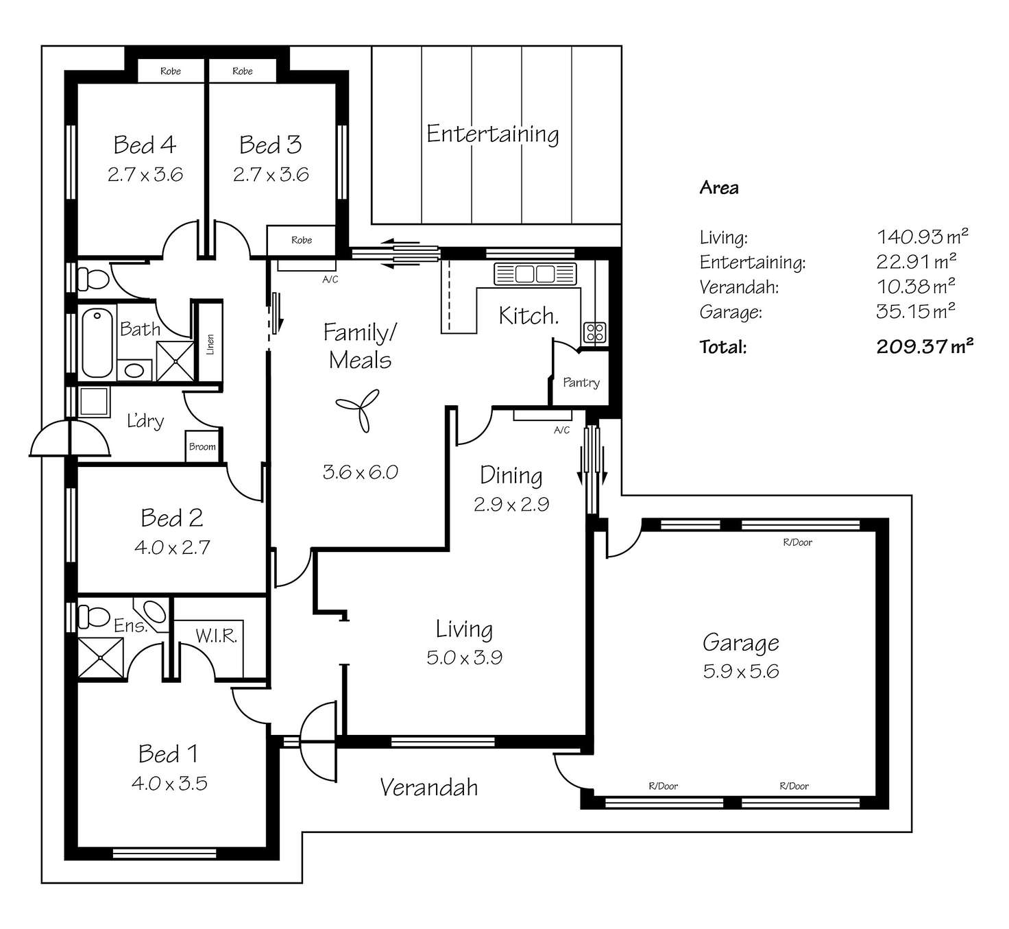 Floorplan of Homely house listing, 13 Boronia Court, Mount Barker SA 5251