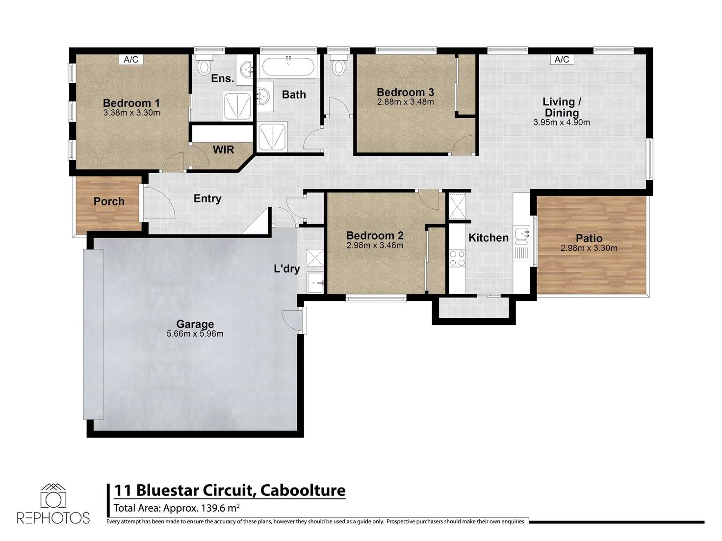 Floorplan of Homely house listing, 11 Bluestar Circuit, Caboolture QLD 4510