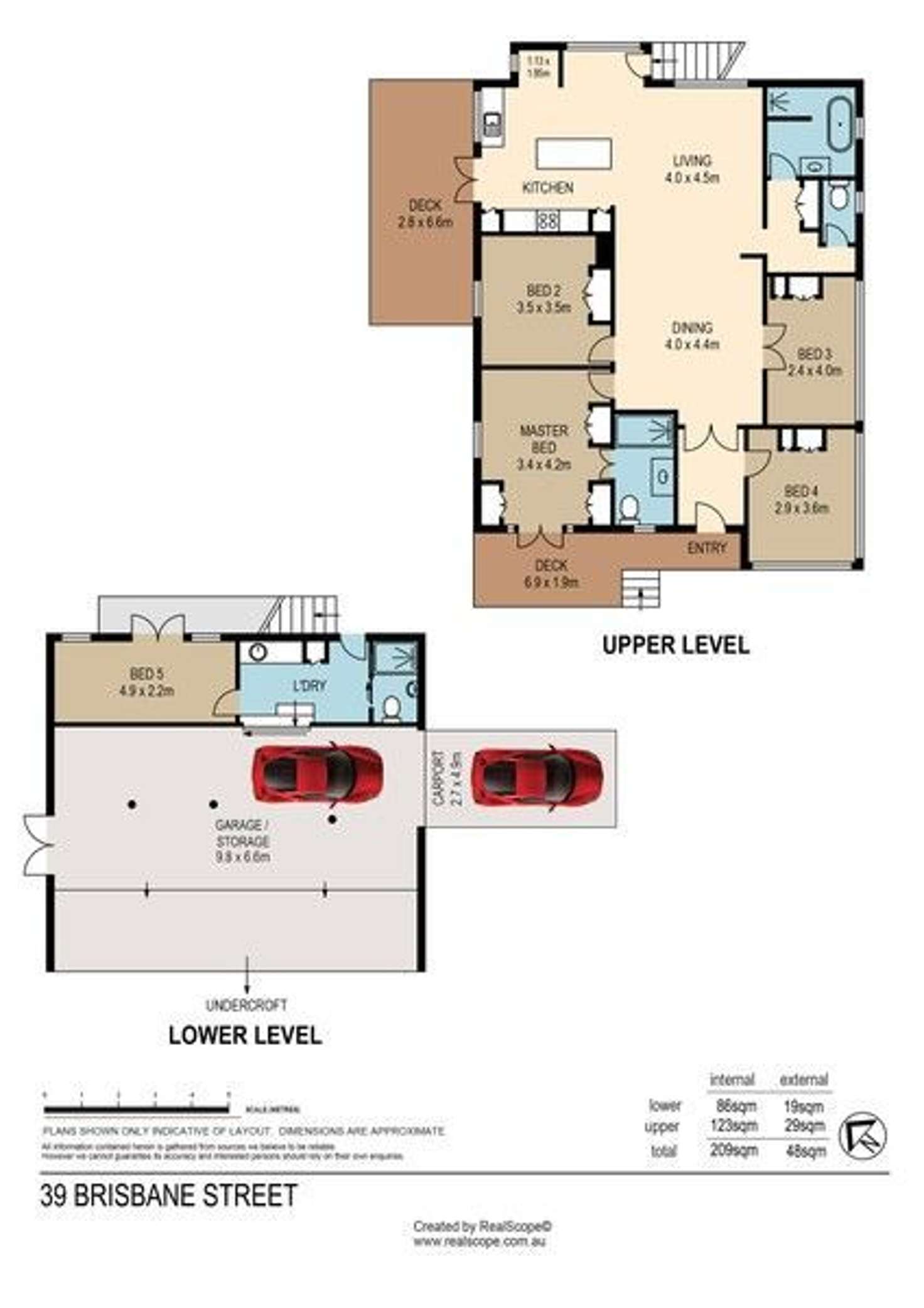 Floorplan of Homely house listing, 39 Brisbane Street, Ashgrove QLD 4060