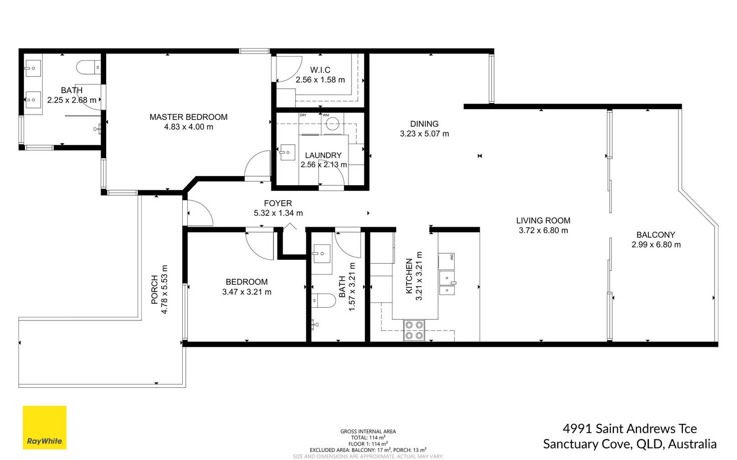 Floorplan of Homely apartment listing, 4991 St Andrews Terrace, Sanctuary Cove QLD 4212