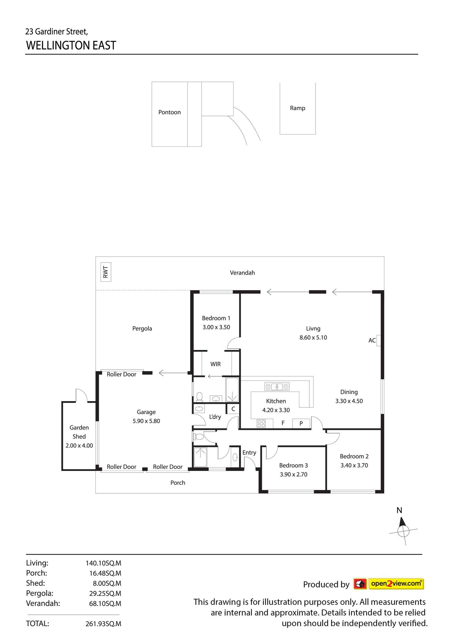 Floorplan of Homely house listing, 23 Gardiner Street, Wellington East SA 5259