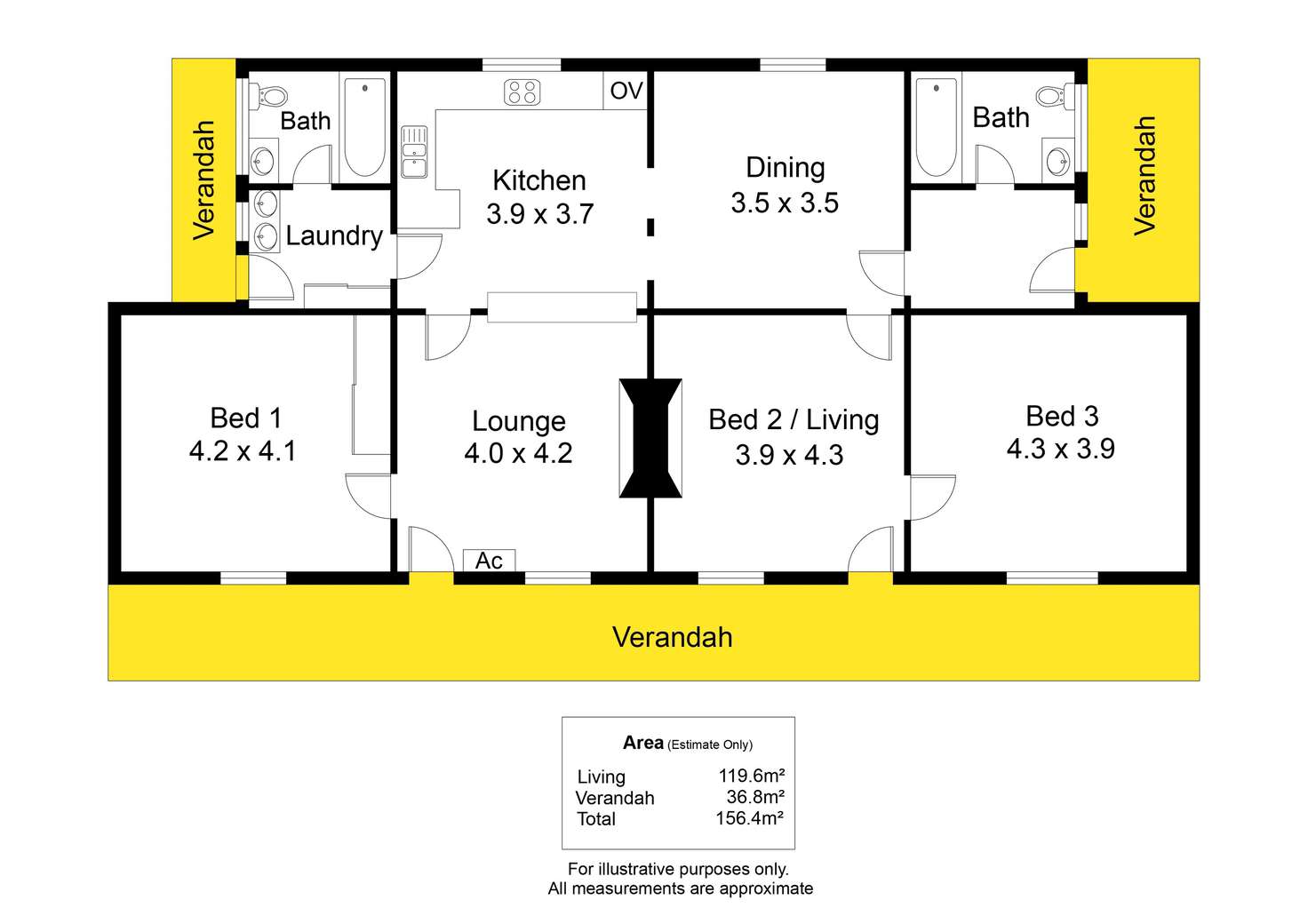 Floorplan of Homely house listing, 1 Taskers Lane, North Adelaide SA 5006