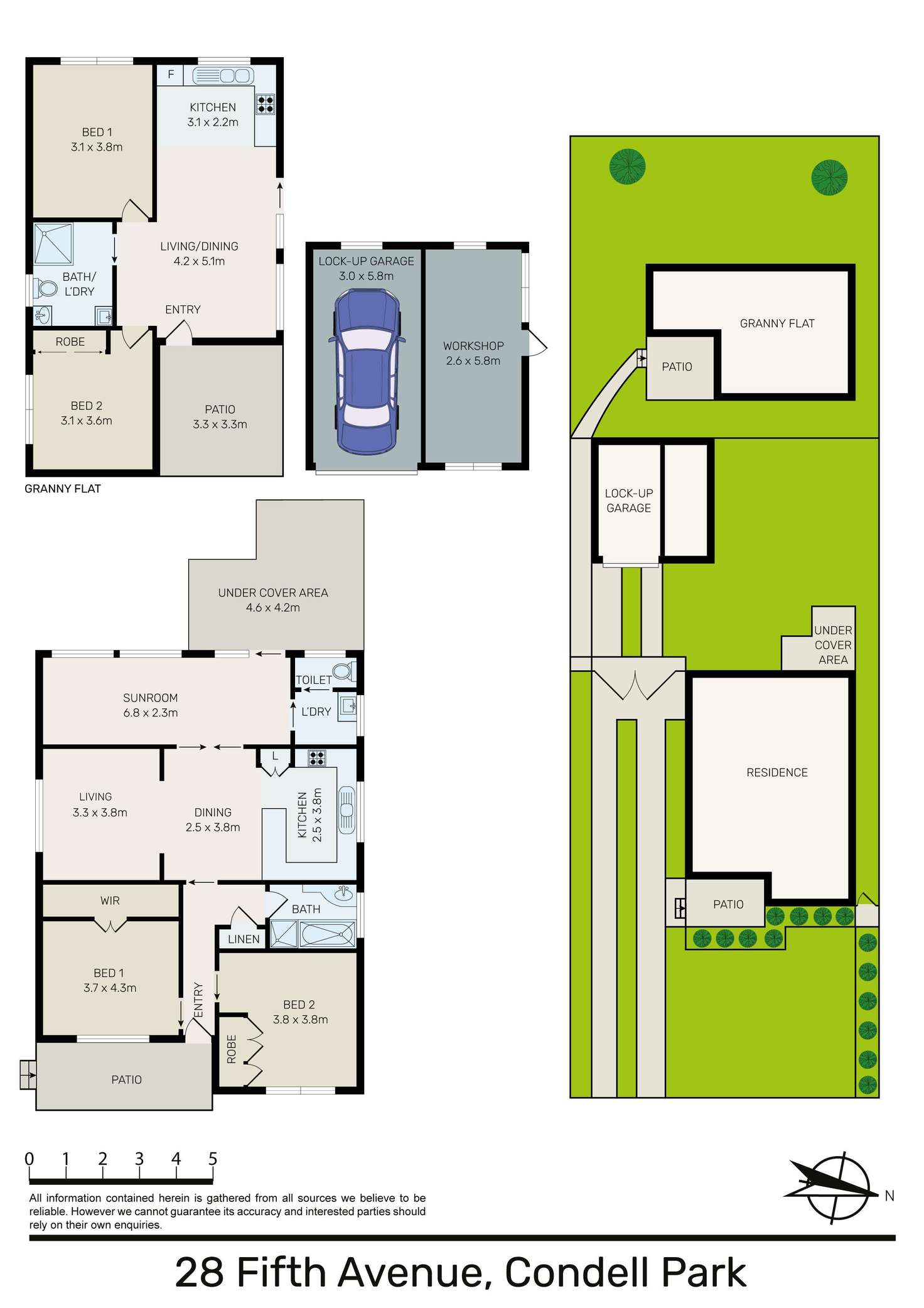 Floorplan of Homely house listing, 28 Fifth Avenue, Condell Park NSW 2200