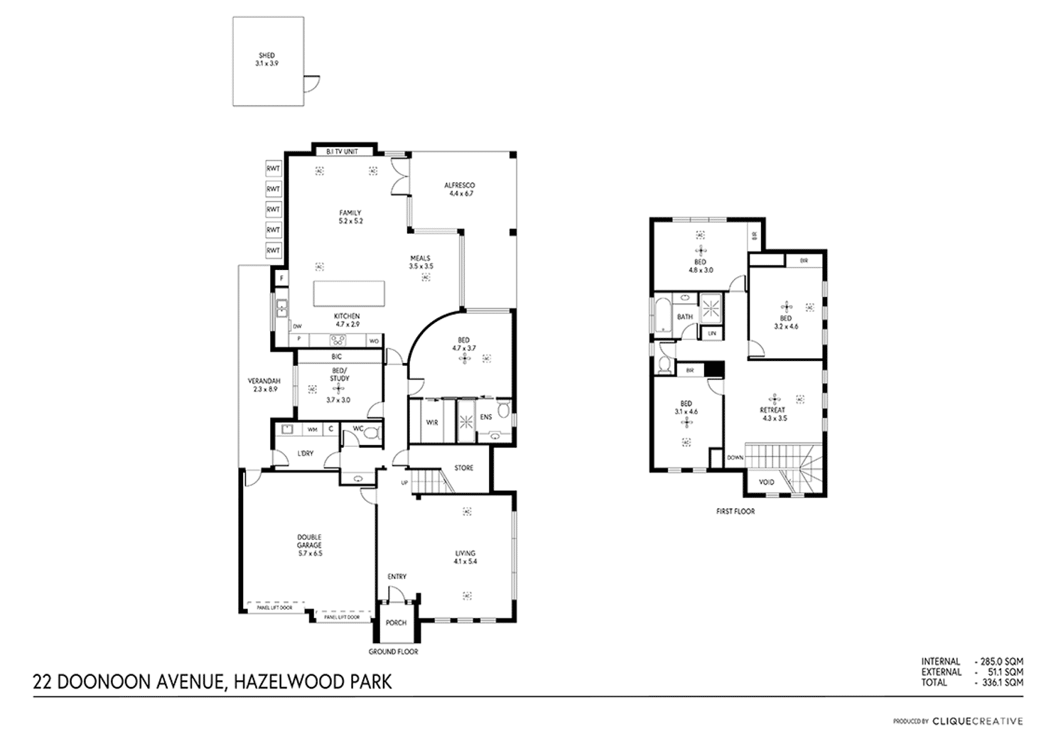 Floorplan of Homely house listing, 22 Doonoon Avenue, Hazelwood Park SA 5066
