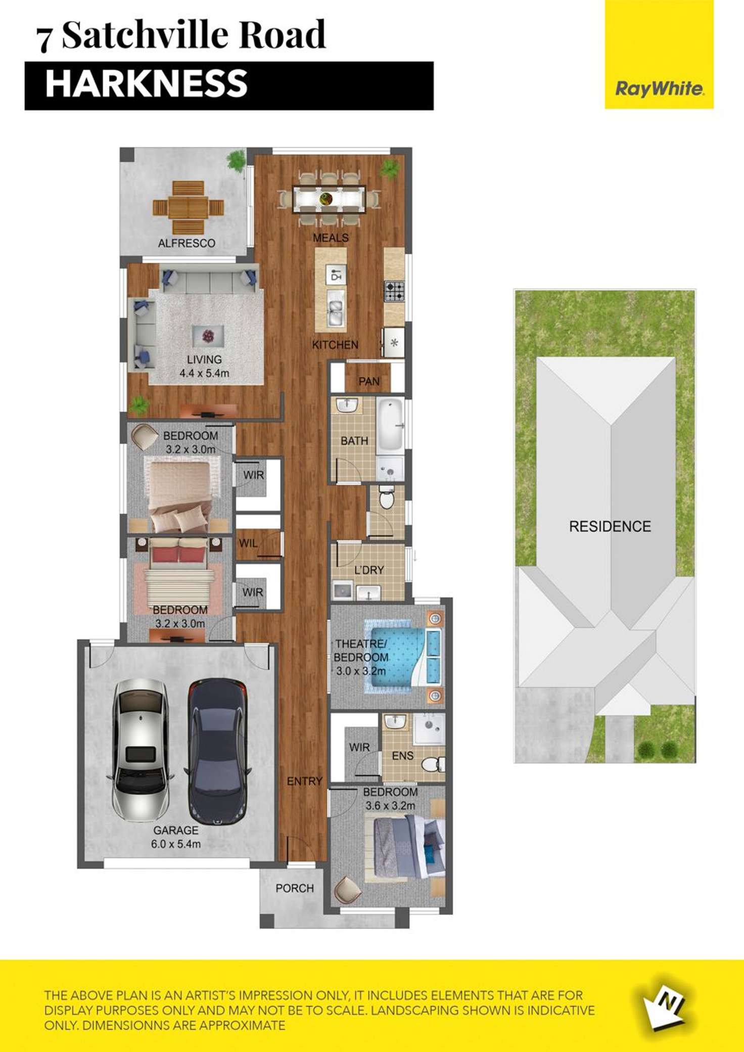 Floorplan of Homely house listing, 7 Satchville Road, Harkness VIC 3337