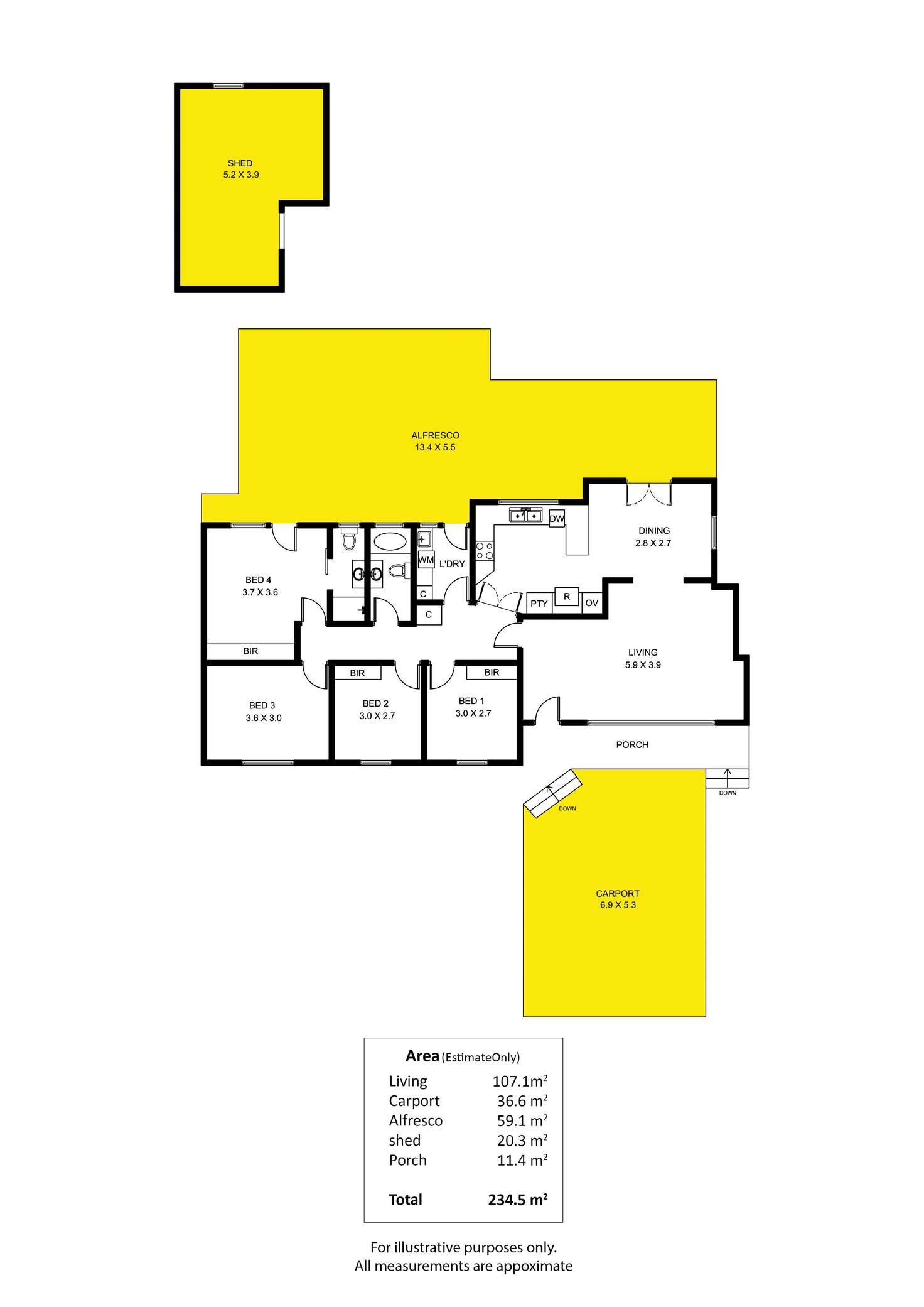 Floorplan of Homely house listing, 7 Glasgow Road, Hawthorndene SA 5051