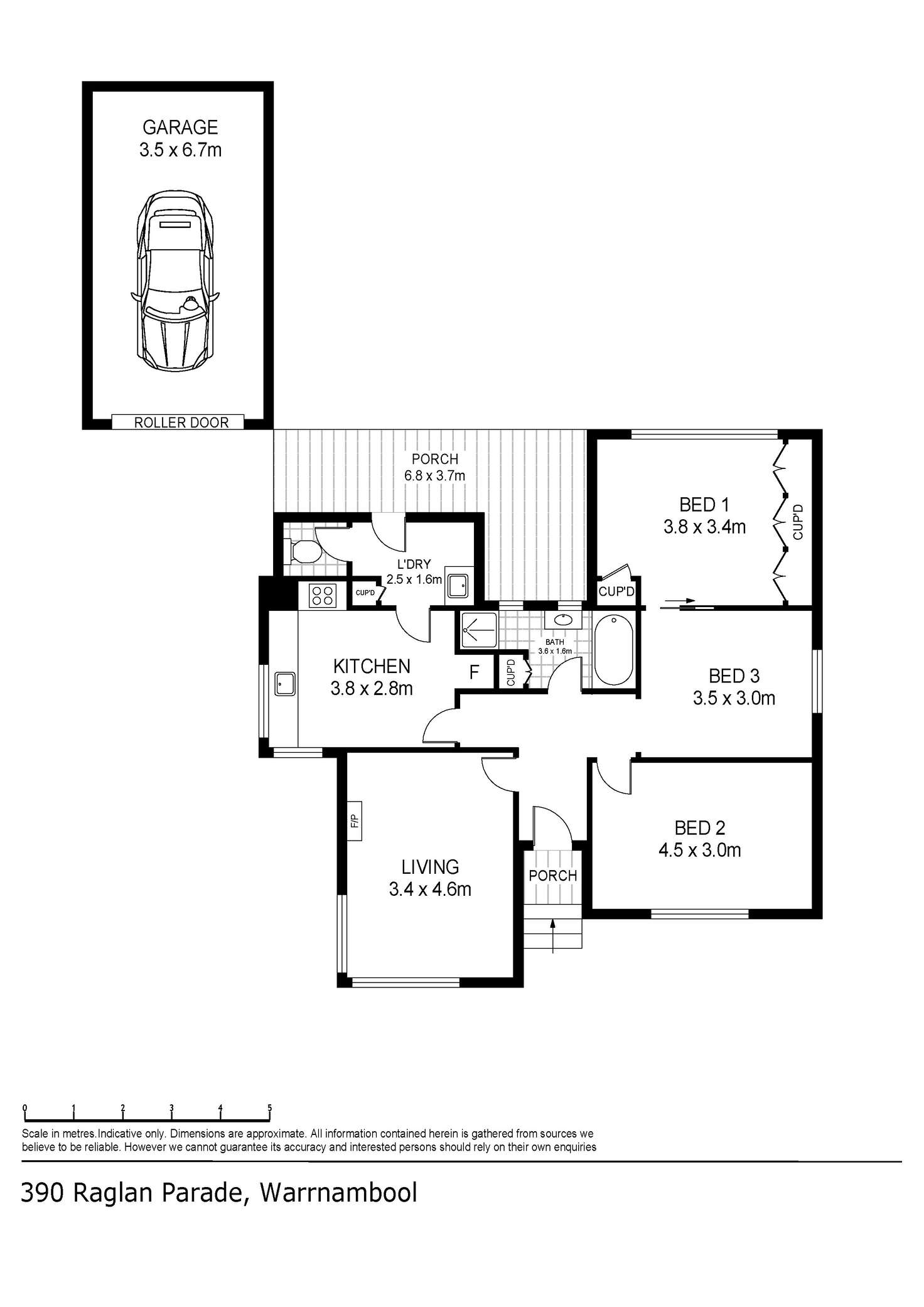 Floorplan of Homely house listing, 390 Raglan Parade, Warrnambool VIC 3280