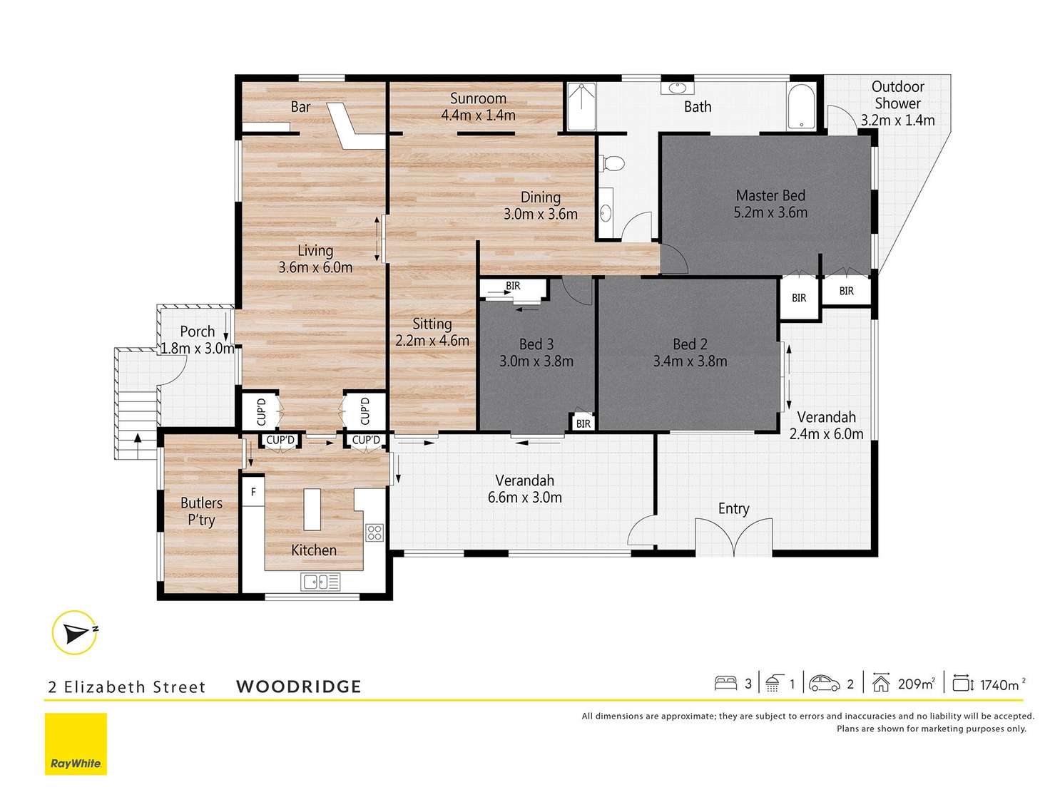 Floorplan of Homely house listing, 2 - 4 Elizabeth Street, Woodridge QLD 4114