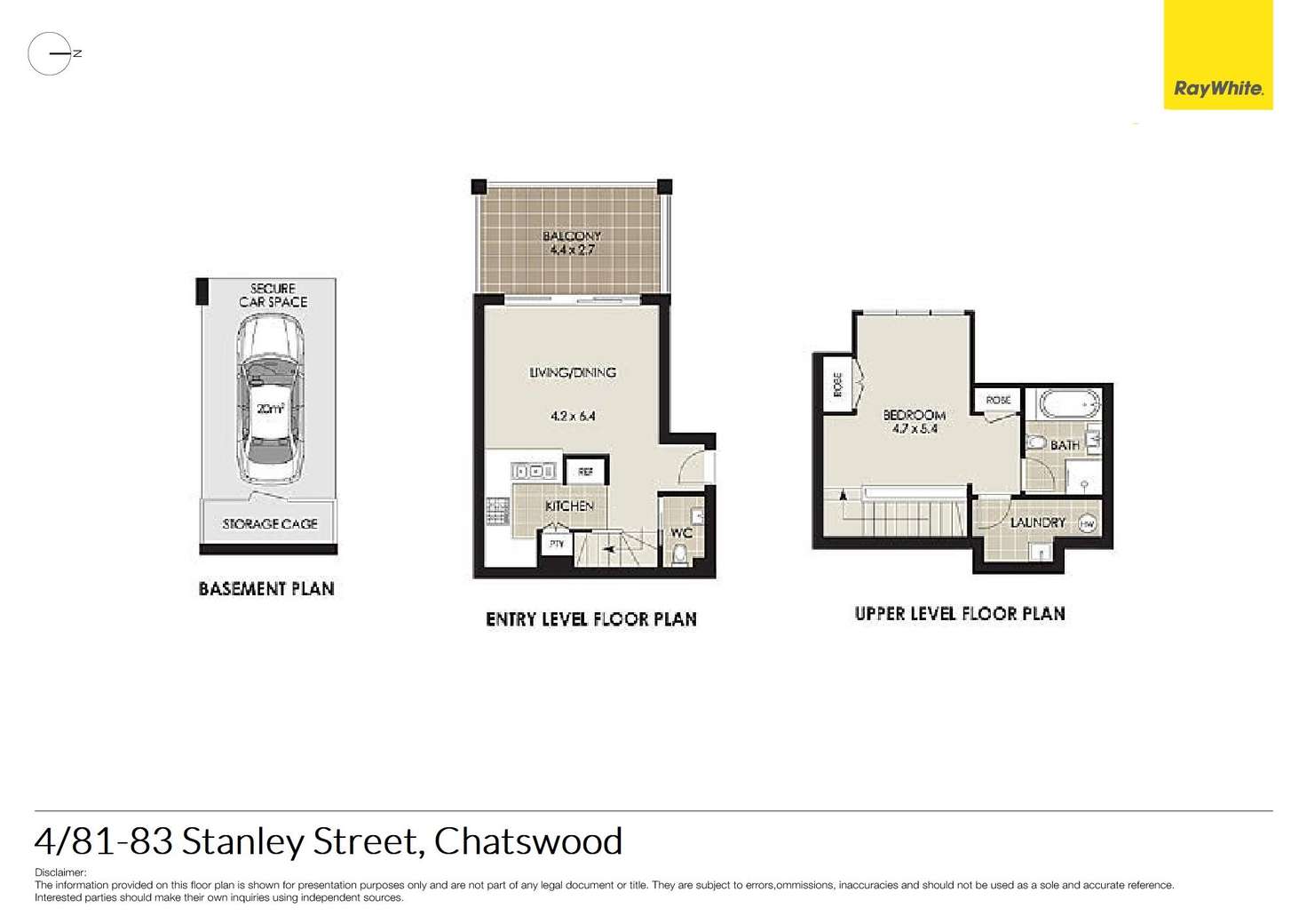 Floorplan of Homely unit listing, 4/81 Stanley Street, Chatswood NSW 2067