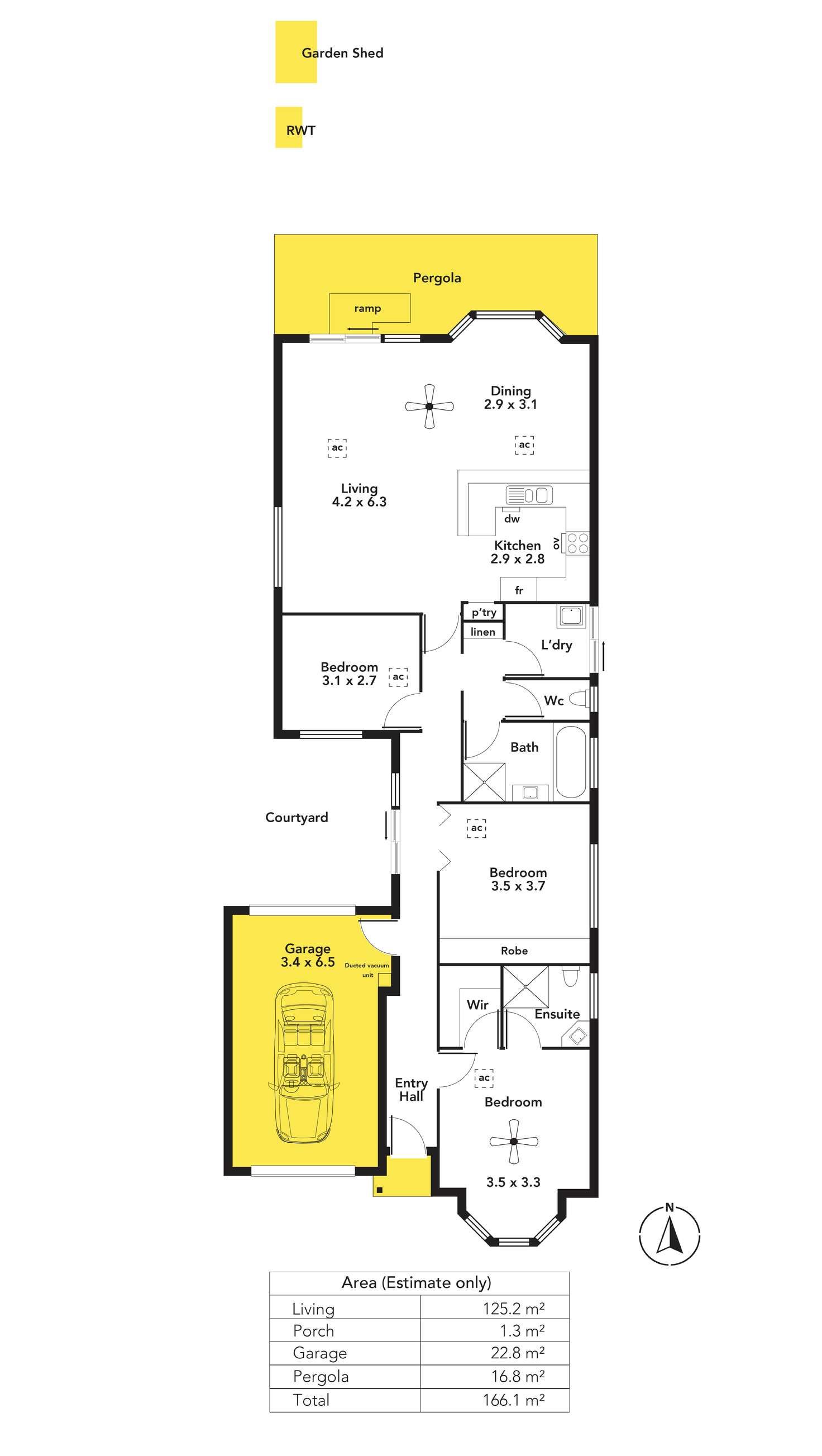 Floorplan of Homely house listing, 9 Alderman Avenue, Seacombe Gardens SA 5047