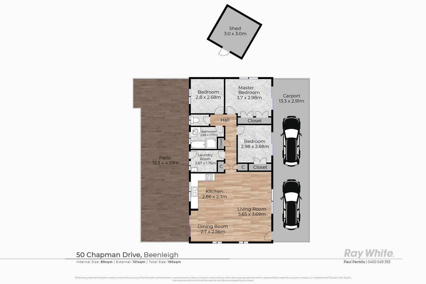 Floorplan of Homely house listing, 50 Chapman Drive, Beenleigh QLD 4207