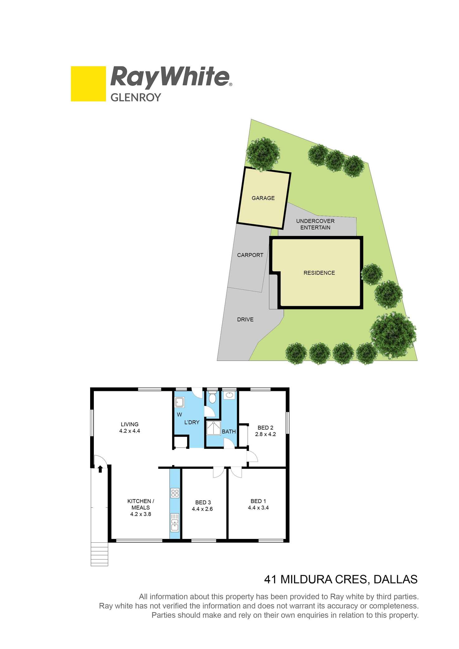 Floorplan of Homely house listing, 41 Mildura Crescent, Dallas VIC 3047