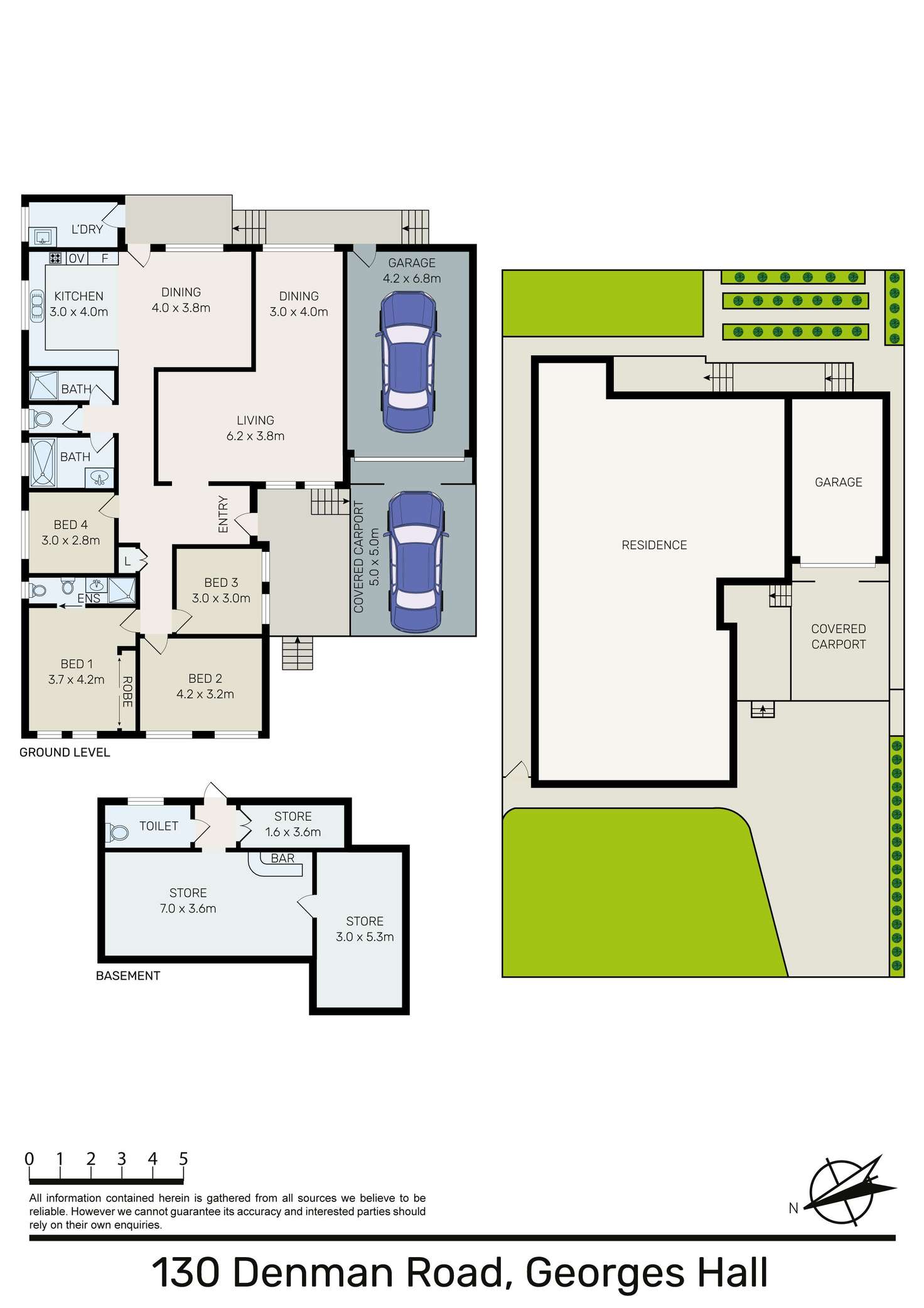 Floorplan of Homely house listing, 130 Denman Road, Georges Hall NSW 2198