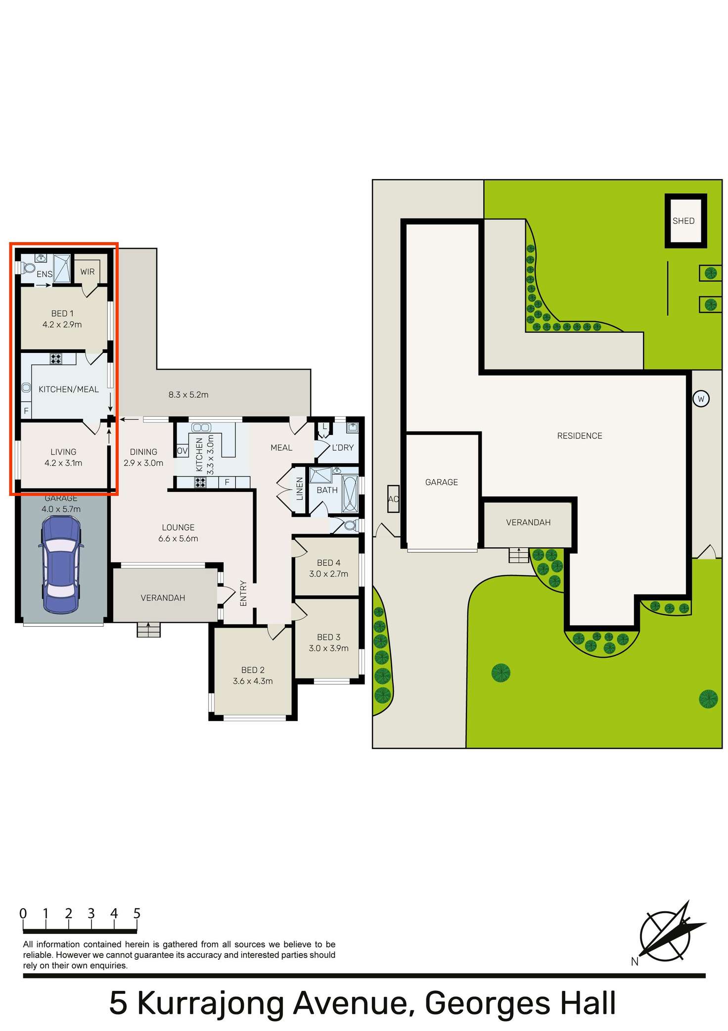 Floorplan of Homely house listing, 5 Kurrajong Avenue, Georges Hall NSW 2198