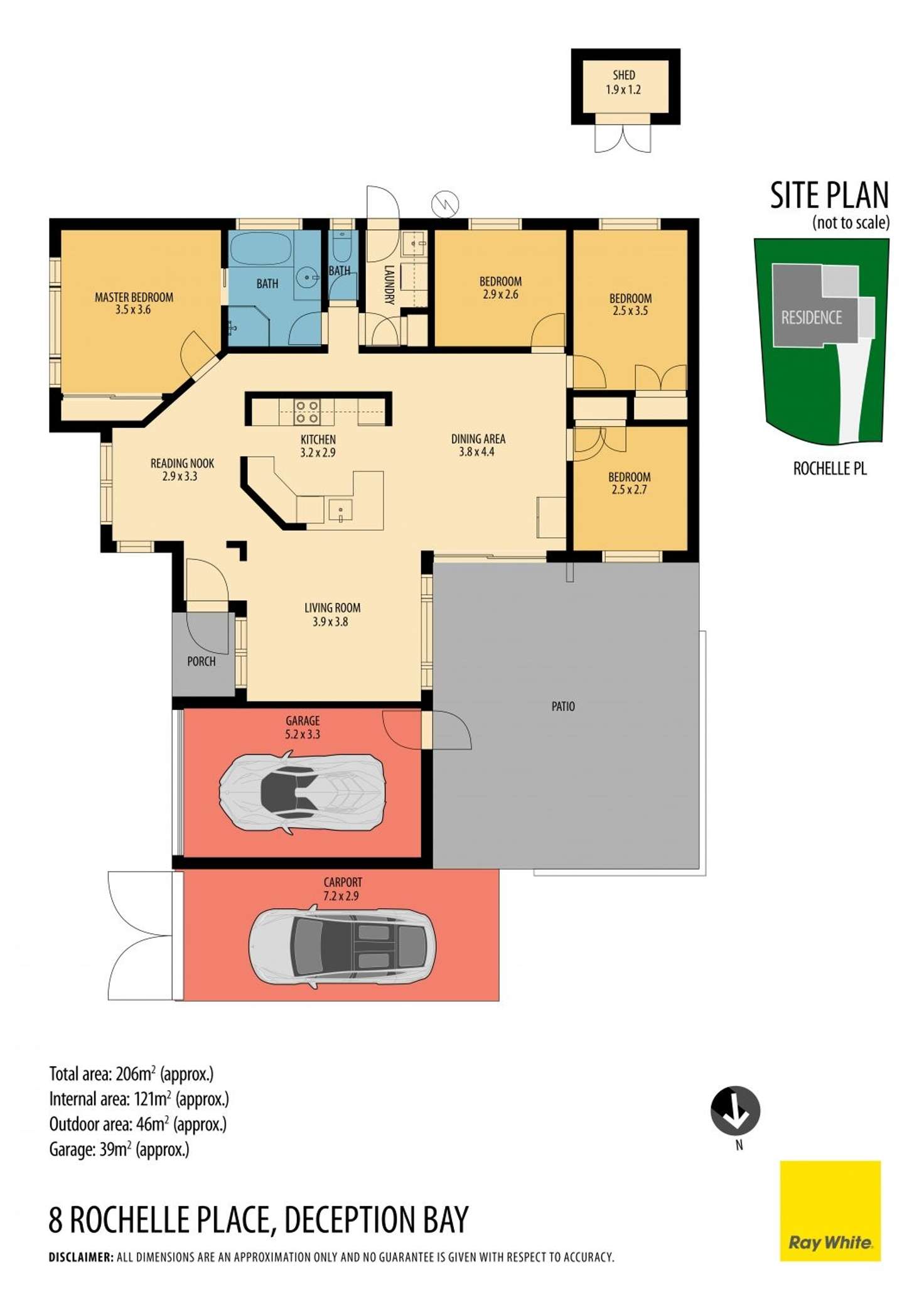 Floorplan of Homely house listing, 8 Rochelle Place, Deception Bay QLD 4508