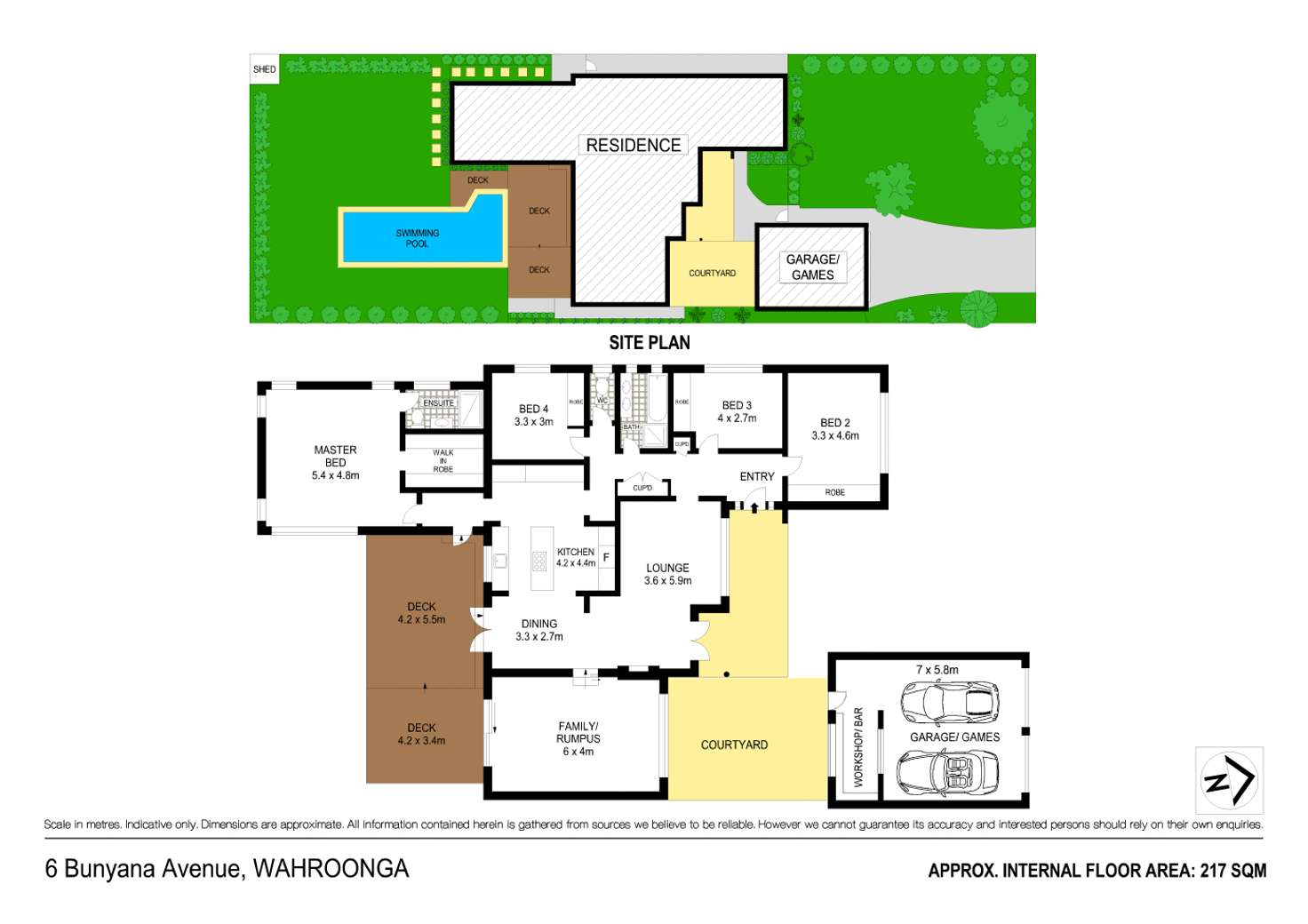 Floorplan of Homely house listing, 6 Bunyana Avenue, Wahroonga NSW 2076